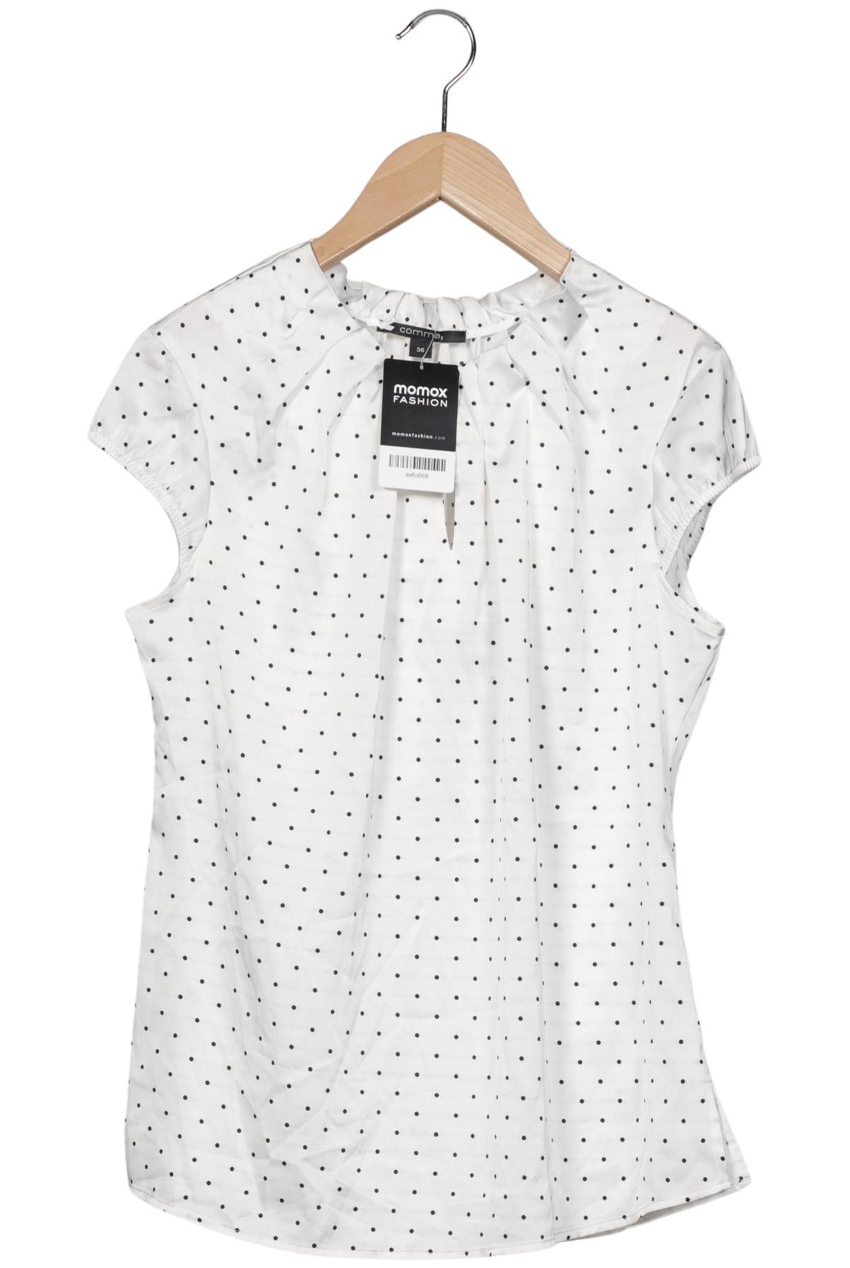 

Comma Damen Bluse, weiß, Gr. 36