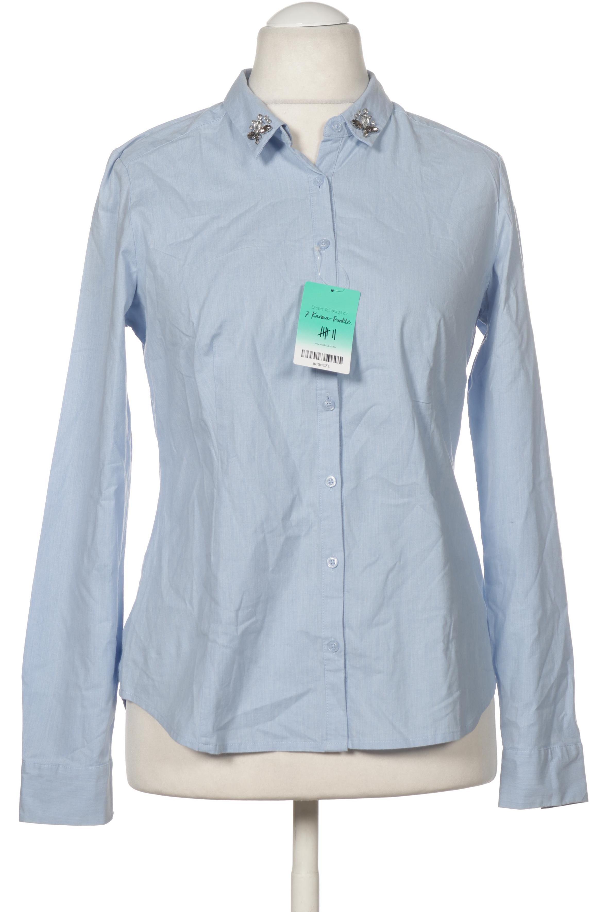 

Comma Damen Bluse, blau, Gr. 40