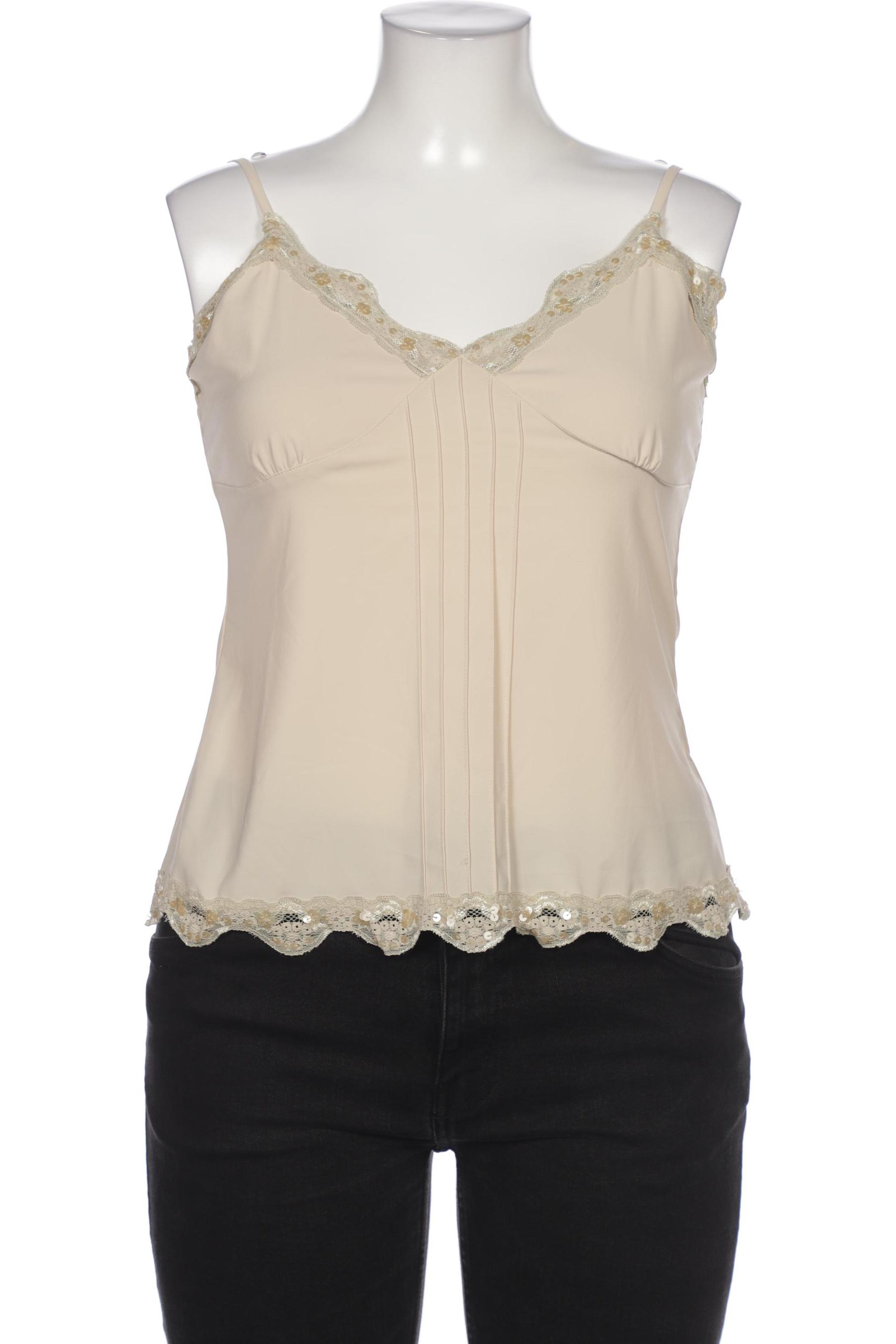 

Comma Damen Bluse, beige, Gr. 42