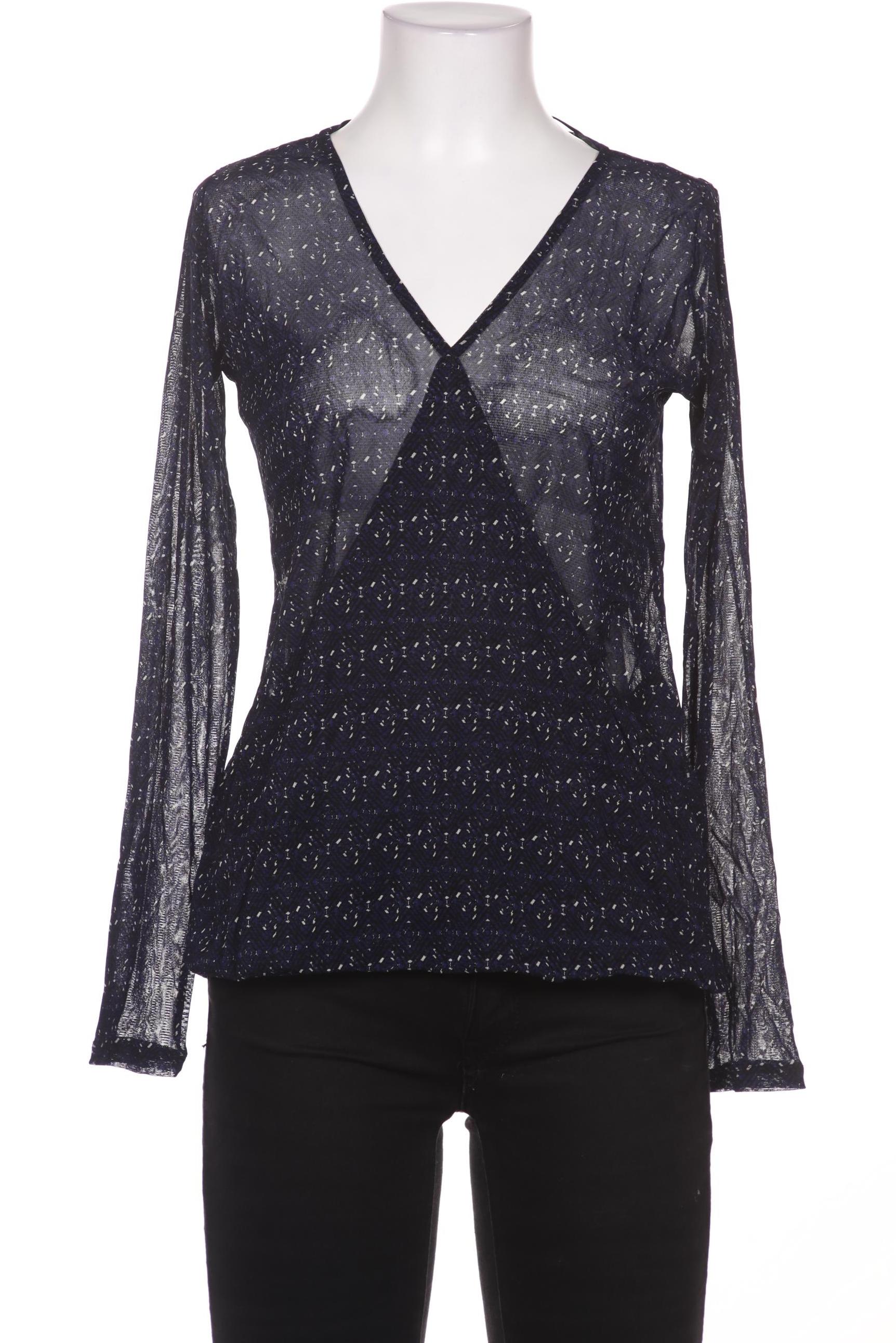 

Comma Damen Bluse, marineblau, Gr. 36