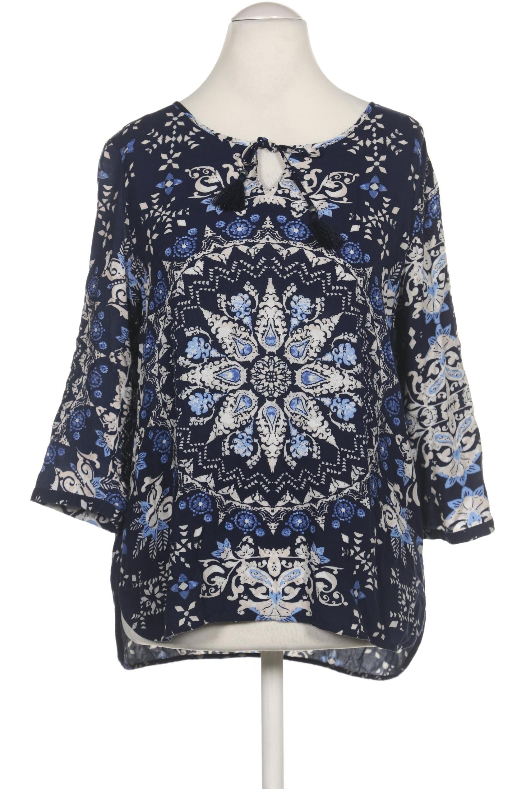 

Comma Damen Bluse, marineblau, Gr. 40