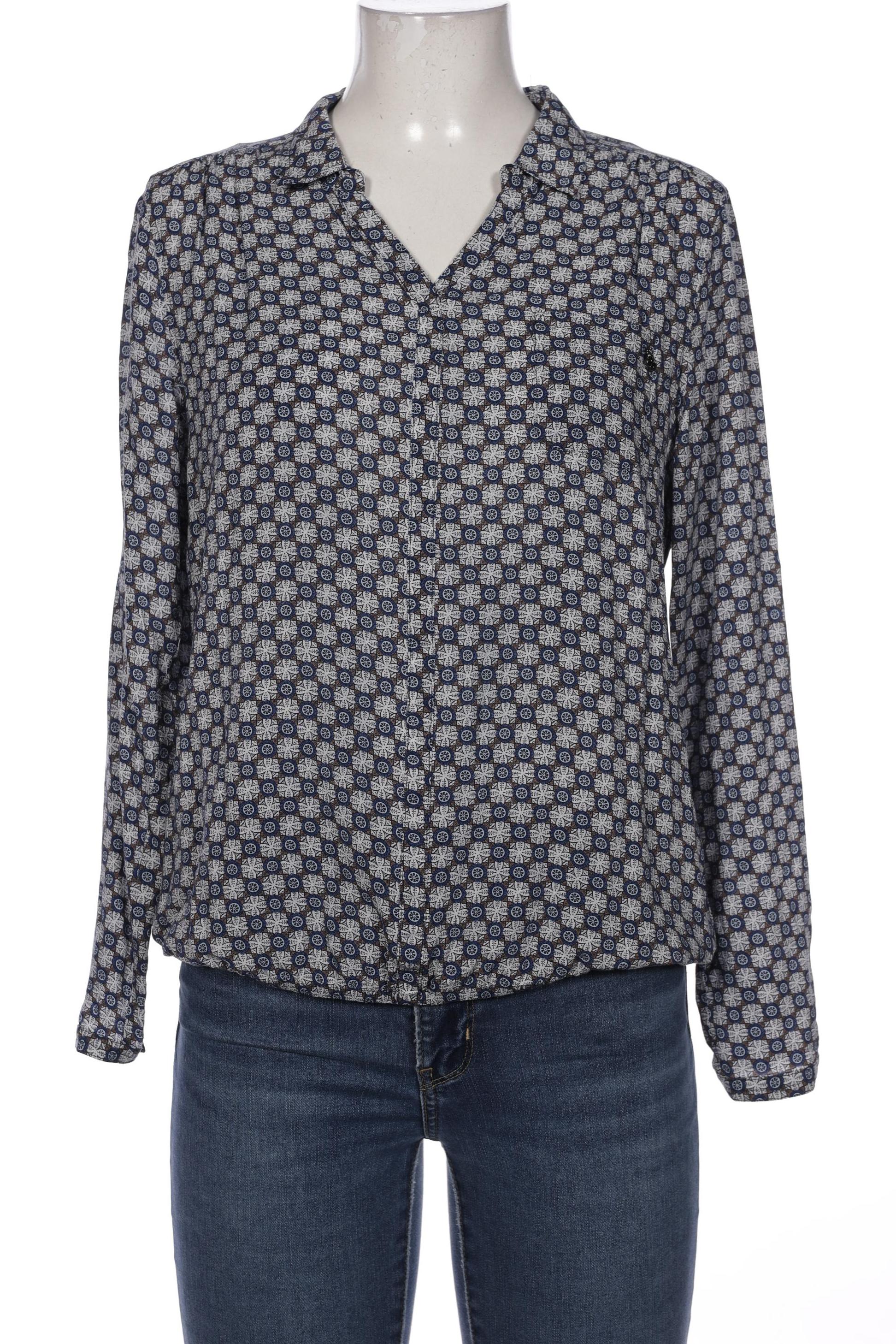 

Comma Damen Bluse, blau, Gr. 40