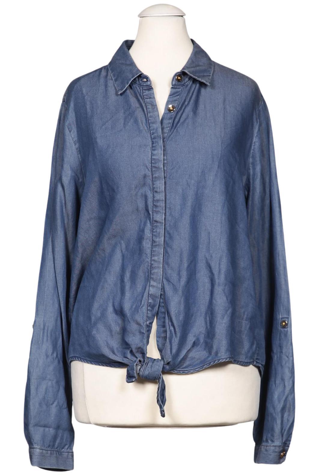 

Comma Damen Bluse, blau, Gr. 38