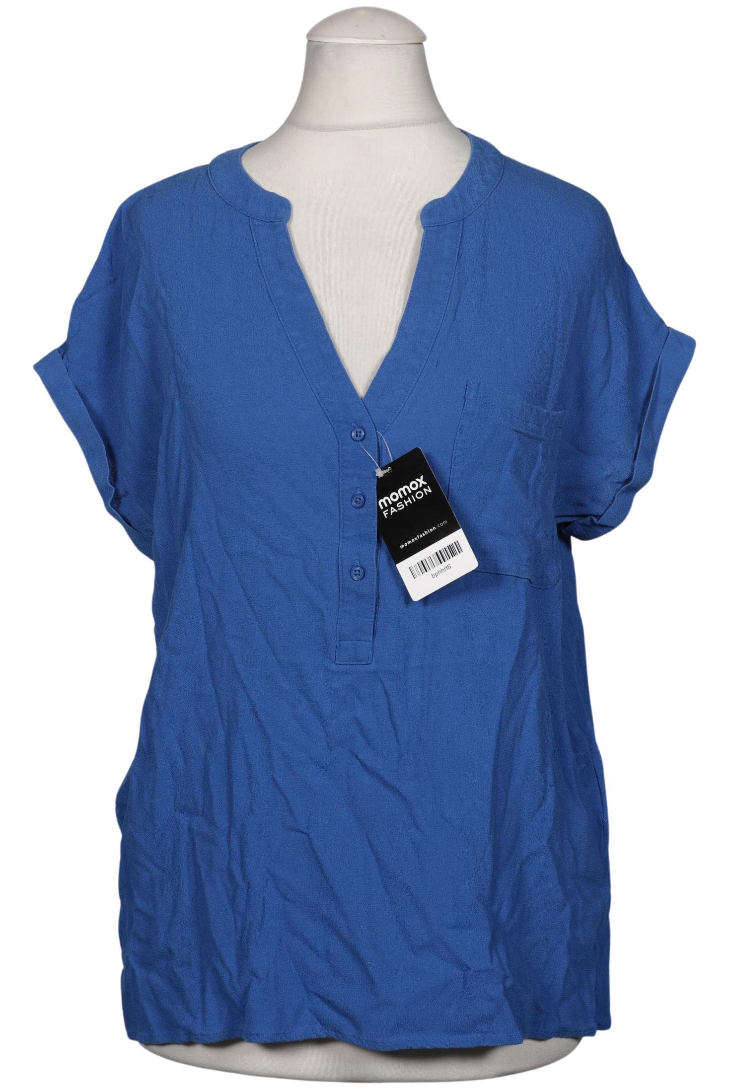 

Comma Damen Bluse, blau, Gr. 38