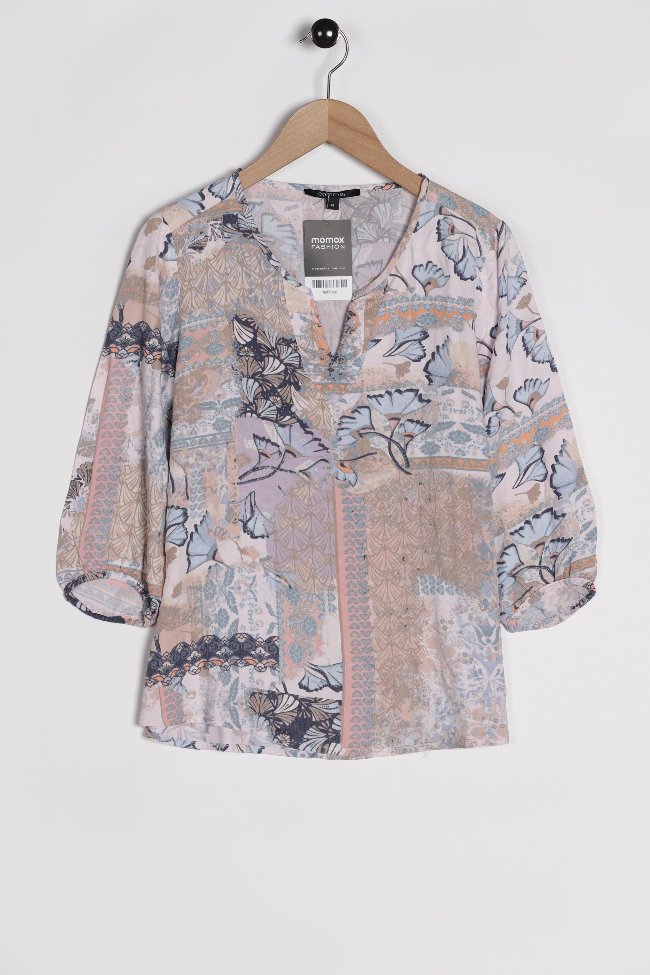 

Comma Damen Bluse, blau