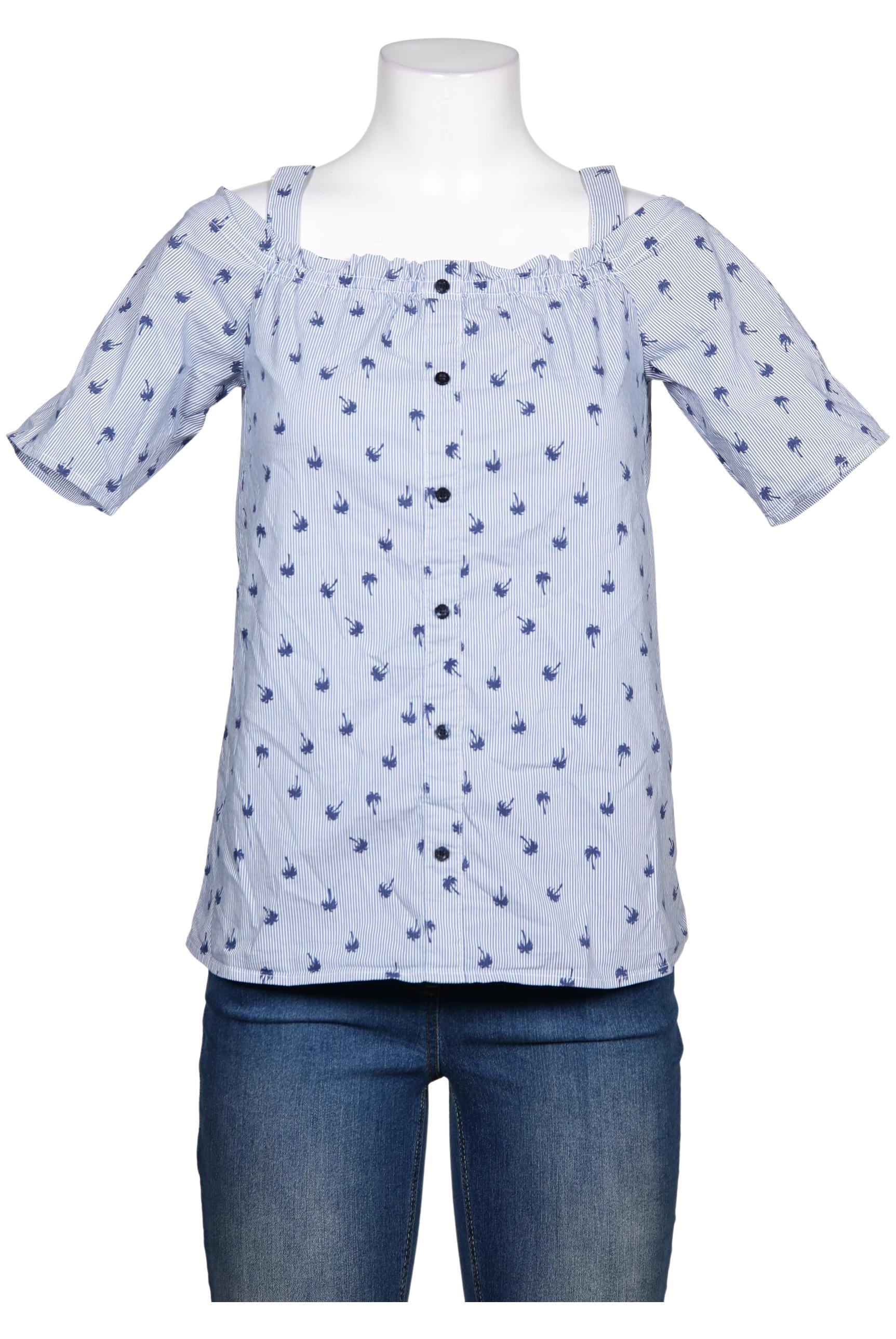 

Comma Damen Bluse, hellblau, Gr. 36