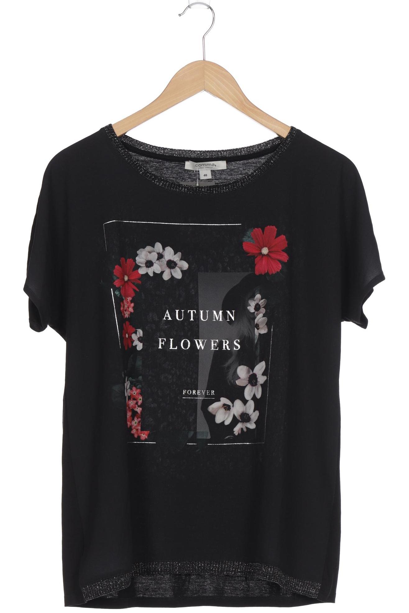 

Comma Damen Bluse, schwarz, Gr. 40