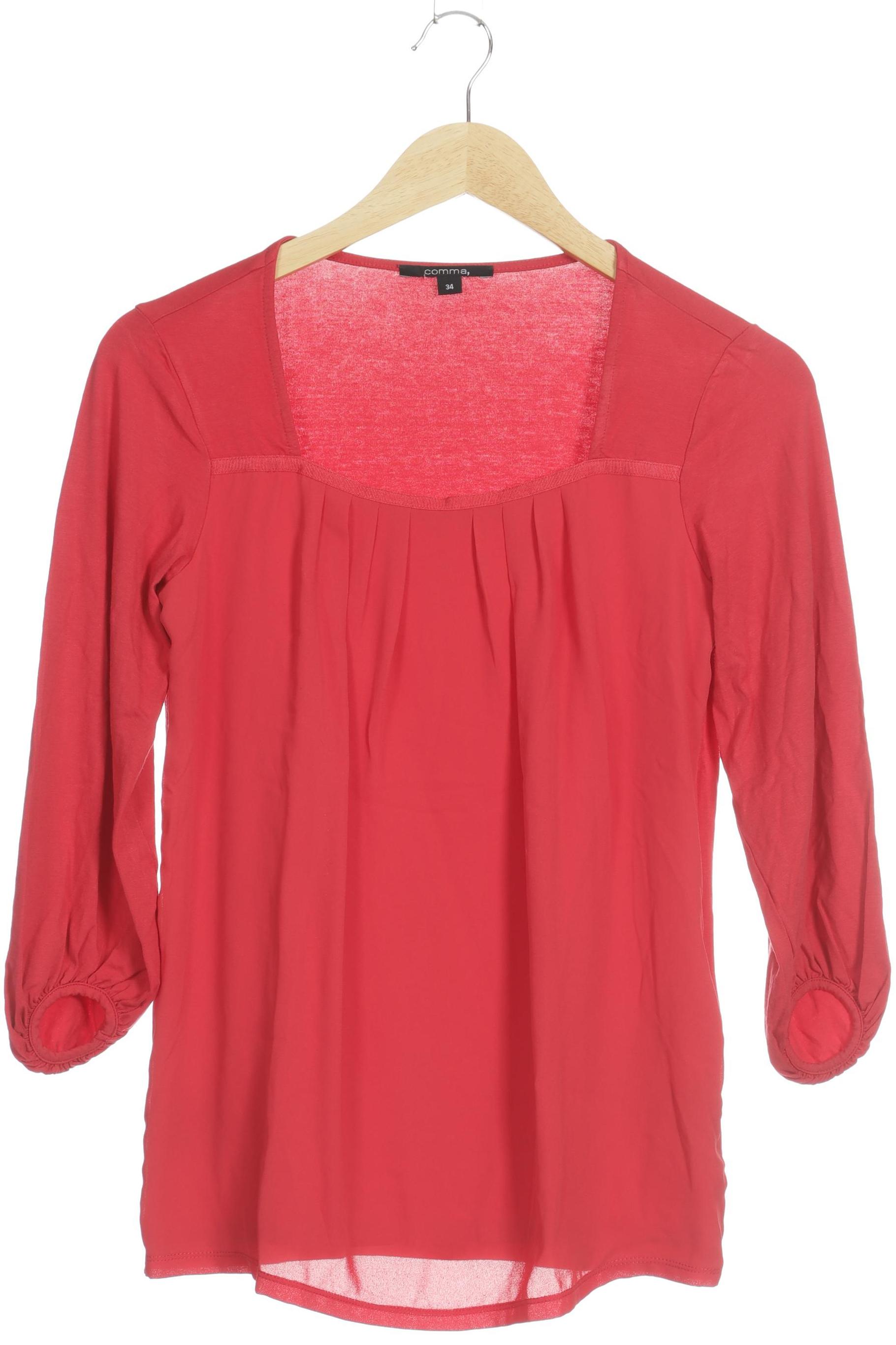 

Comma Damen Bluse, rot, Gr. 34