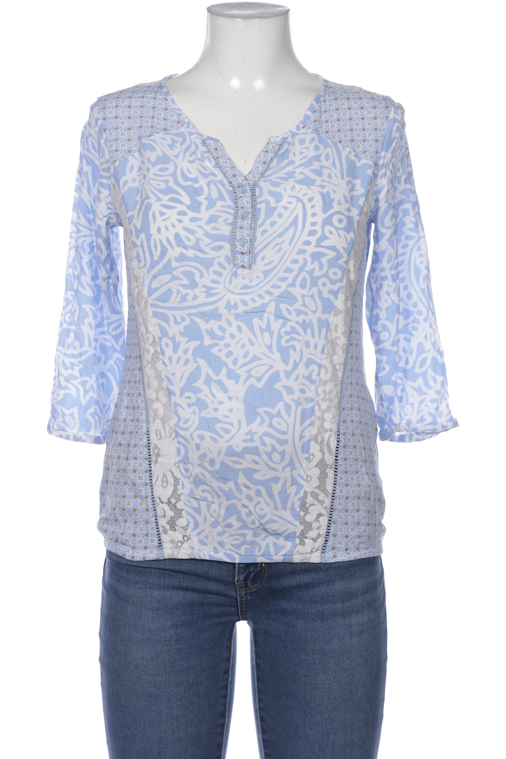 

Comma Damen Bluse, blau, Gr. 34