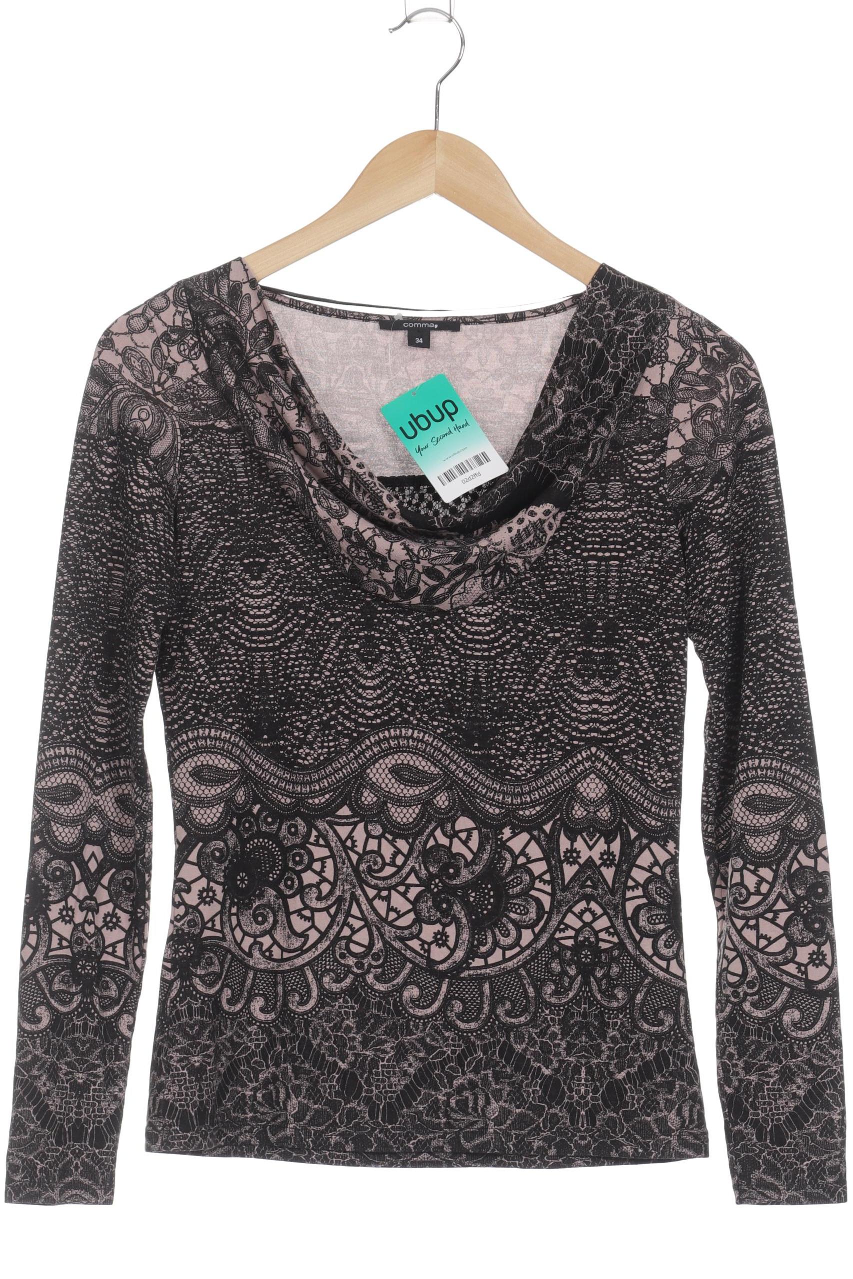 

Comma Damen Bluse, schwarz, Gr. 34