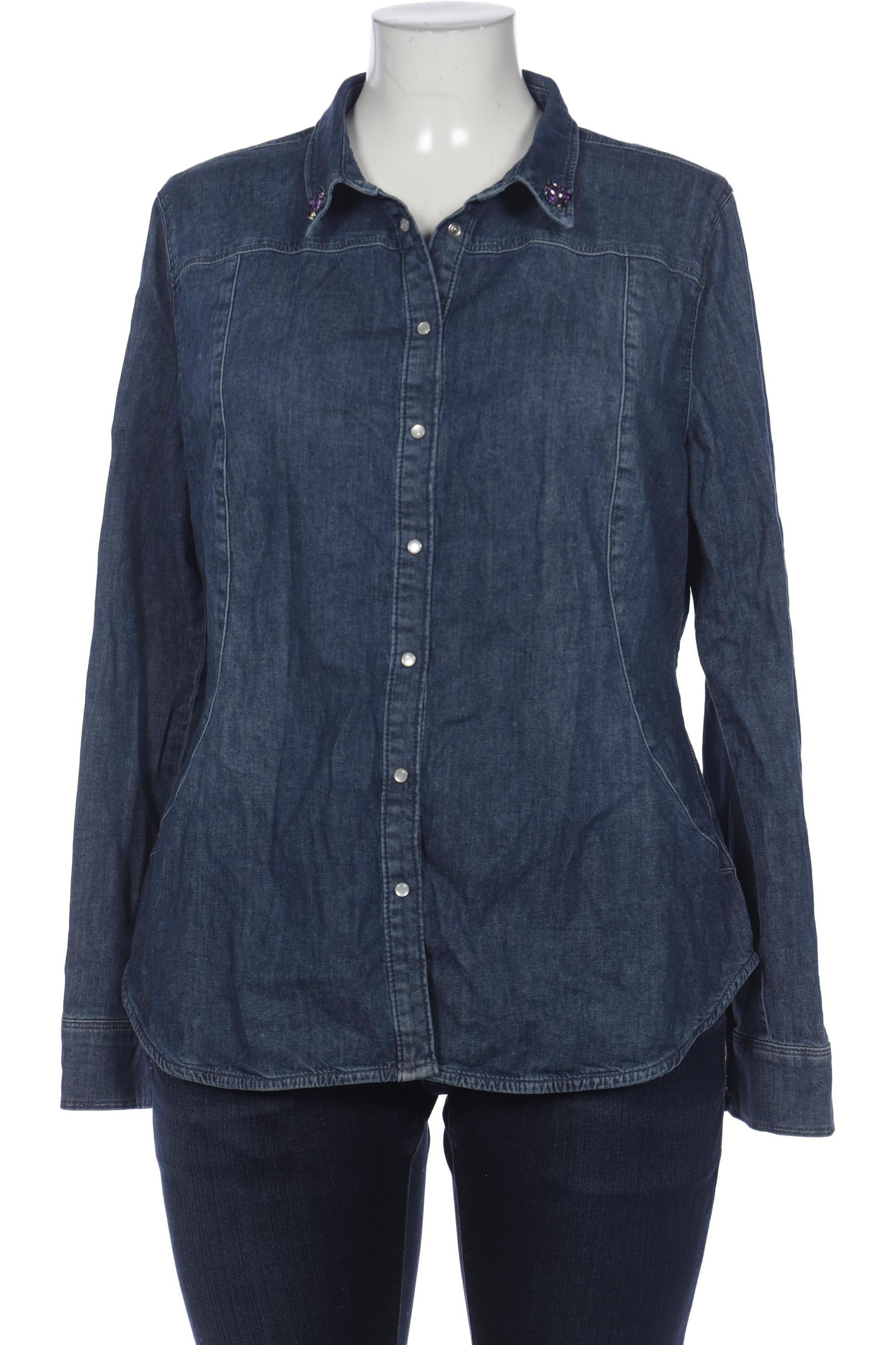 

Comma Damen Bluse, blau, Gr. 46