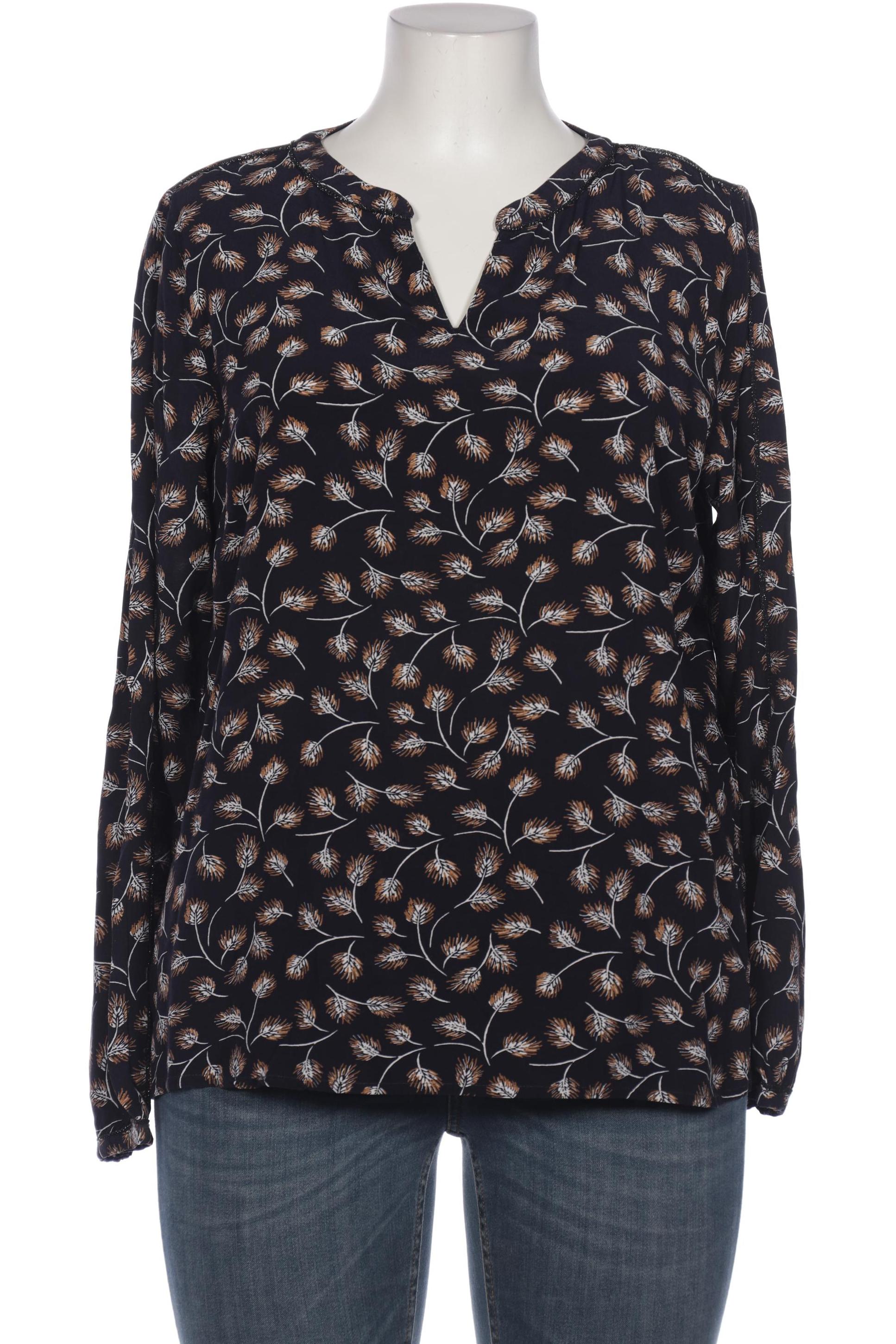 

Comma Damen Bluse, marineblau, Gr. 46