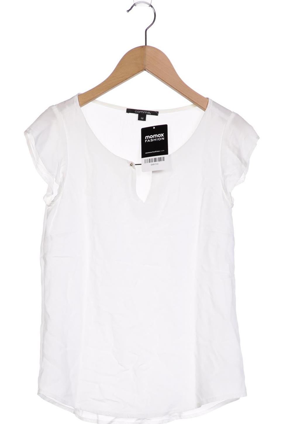 

Comma Damen Bluse, weiß