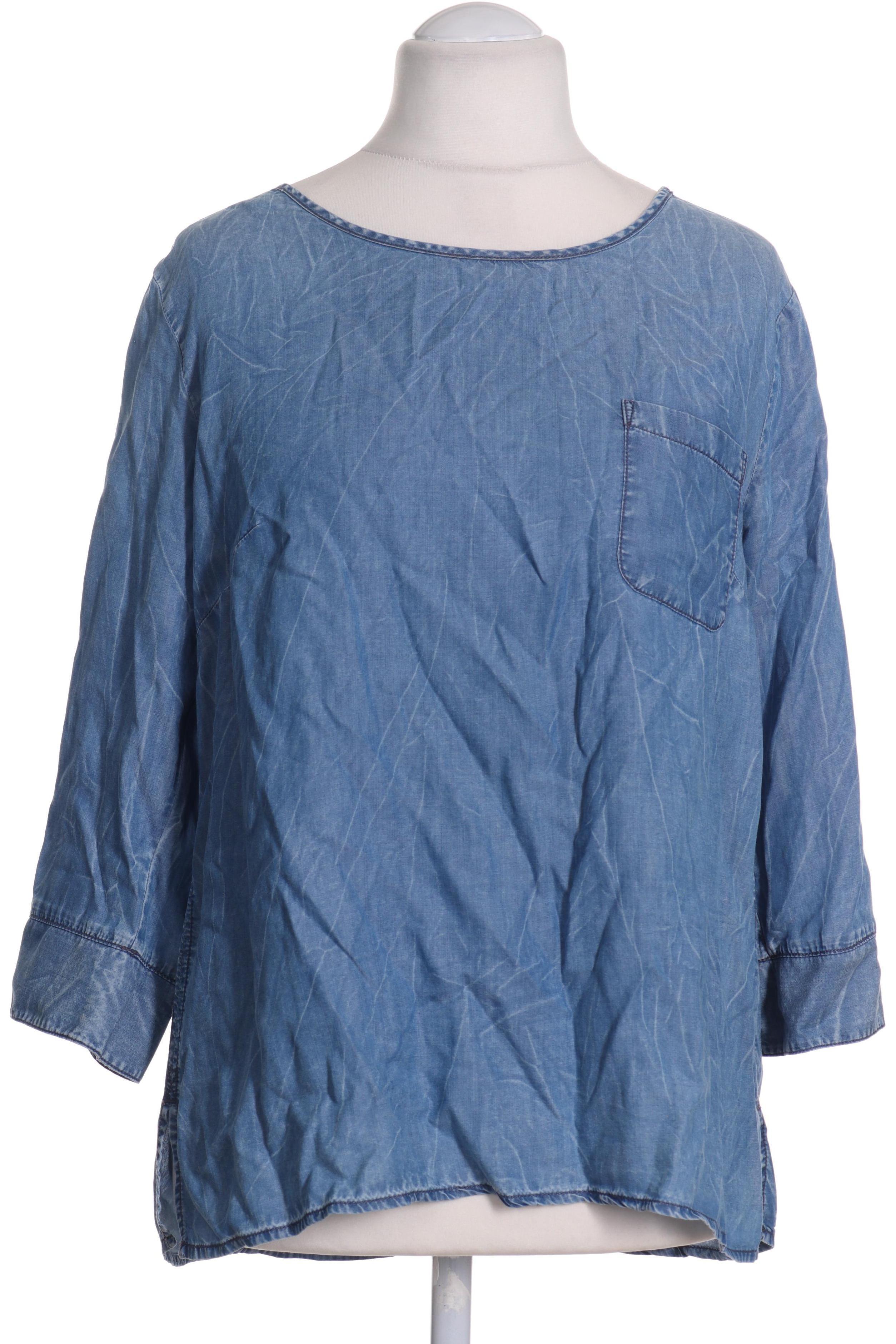 

Comma Damen Bluse, blau, Gr. 42