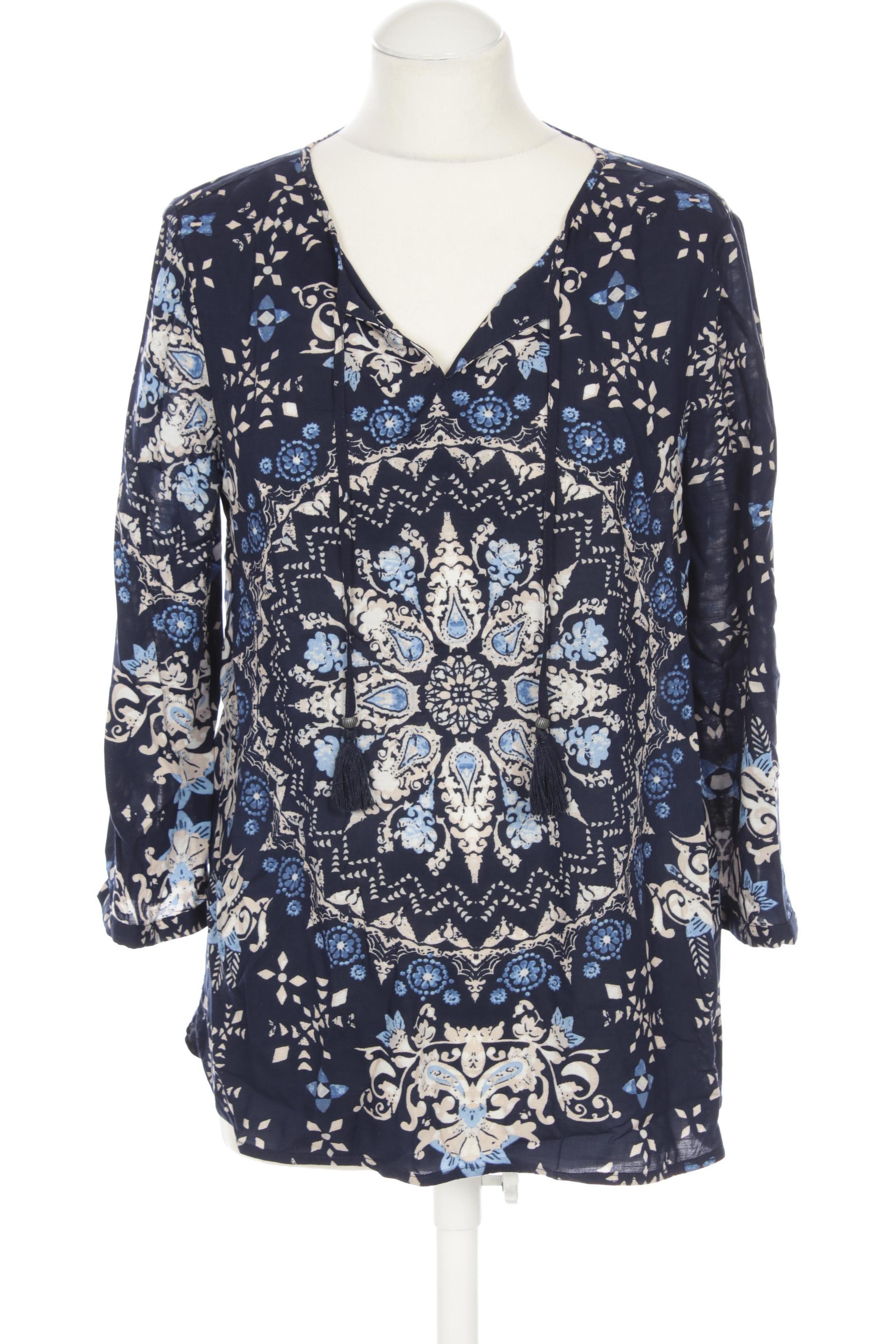 

Comma Damen Bluse, blau, Gr. 34