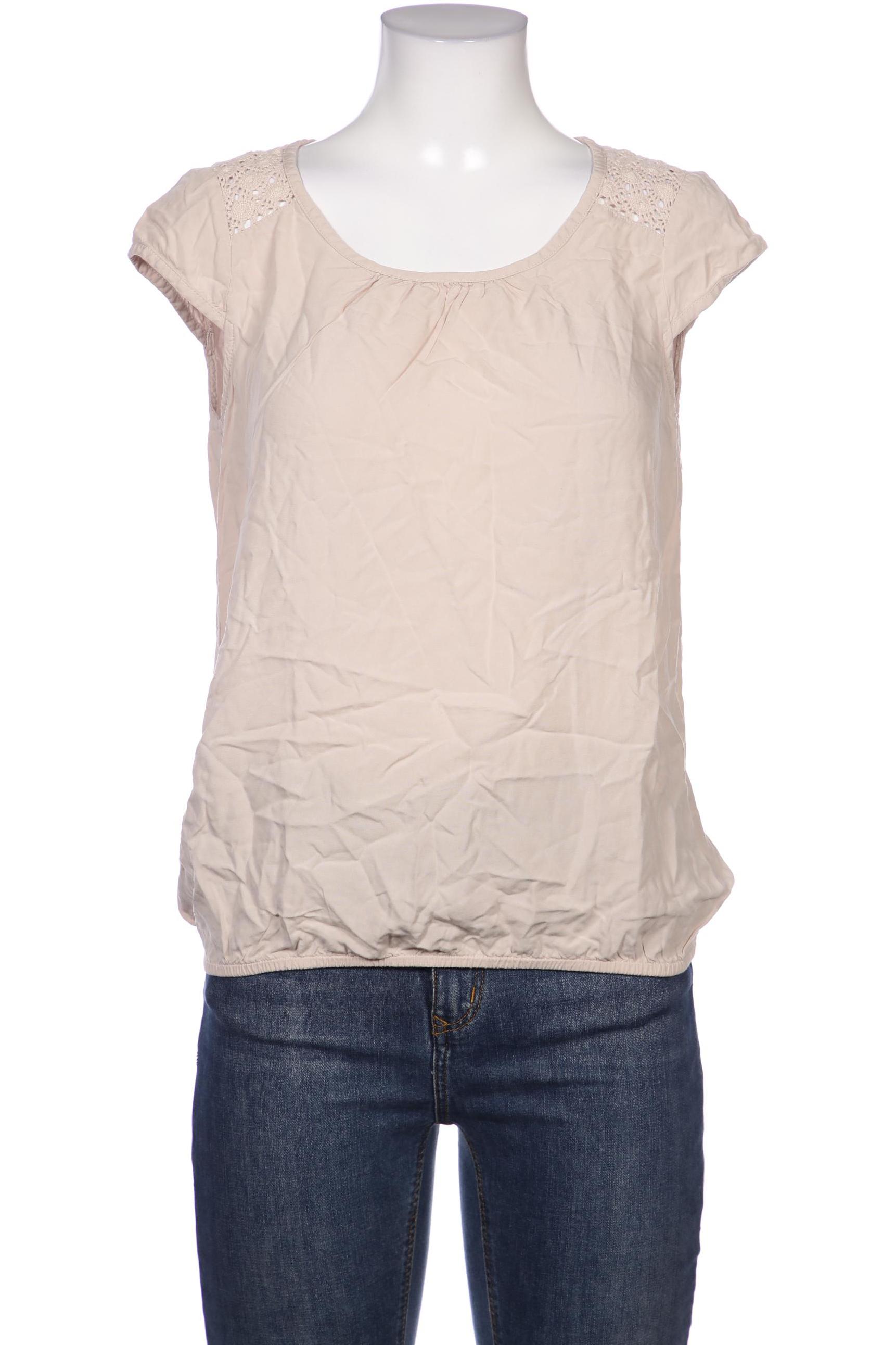 

Comma Damen Bluse, beige, Gr. 38
