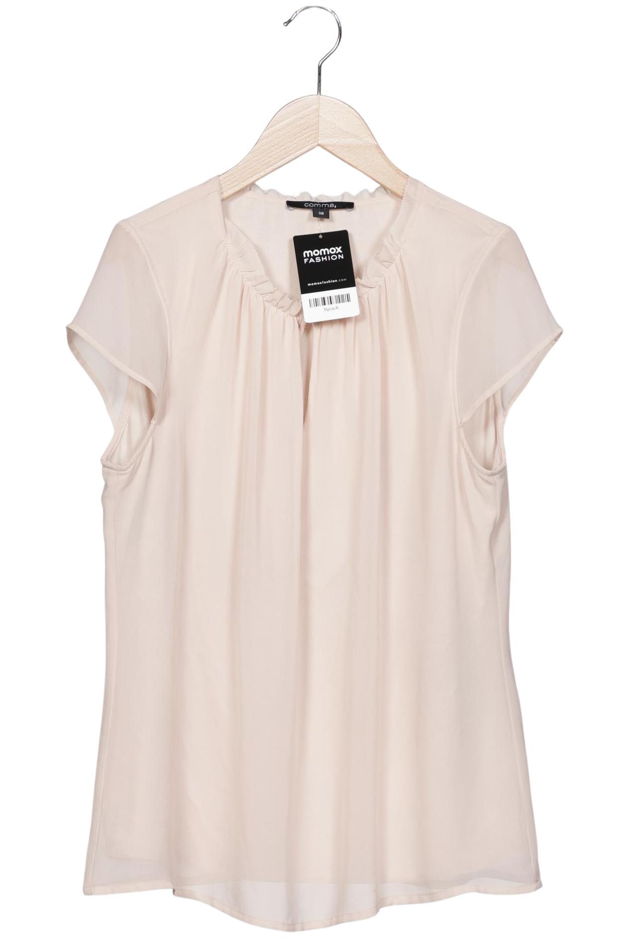 

Comma Damen Bluse, beige, Gr. 38