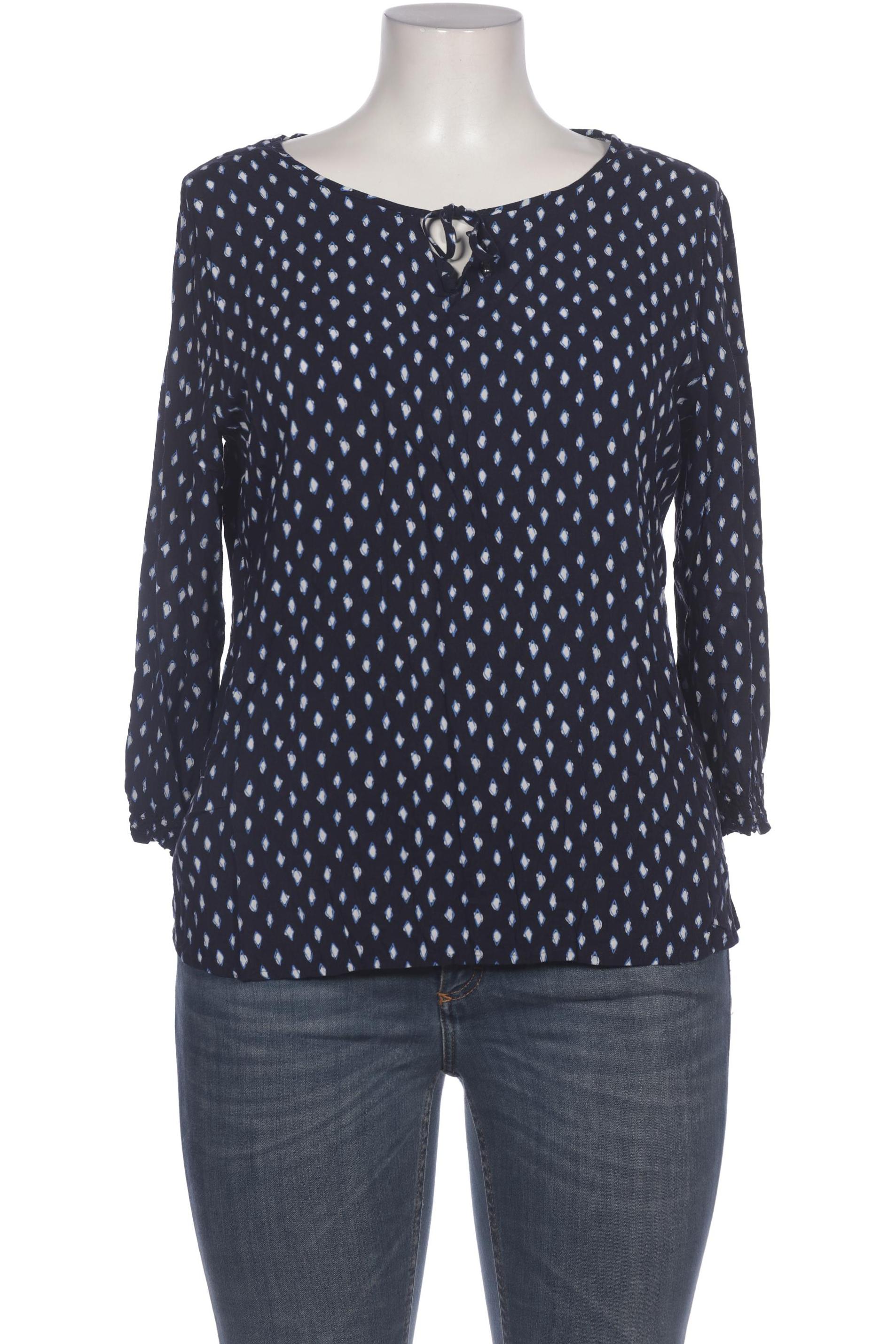 

Comma Damen Bluse, marineblau, Gr. 44
