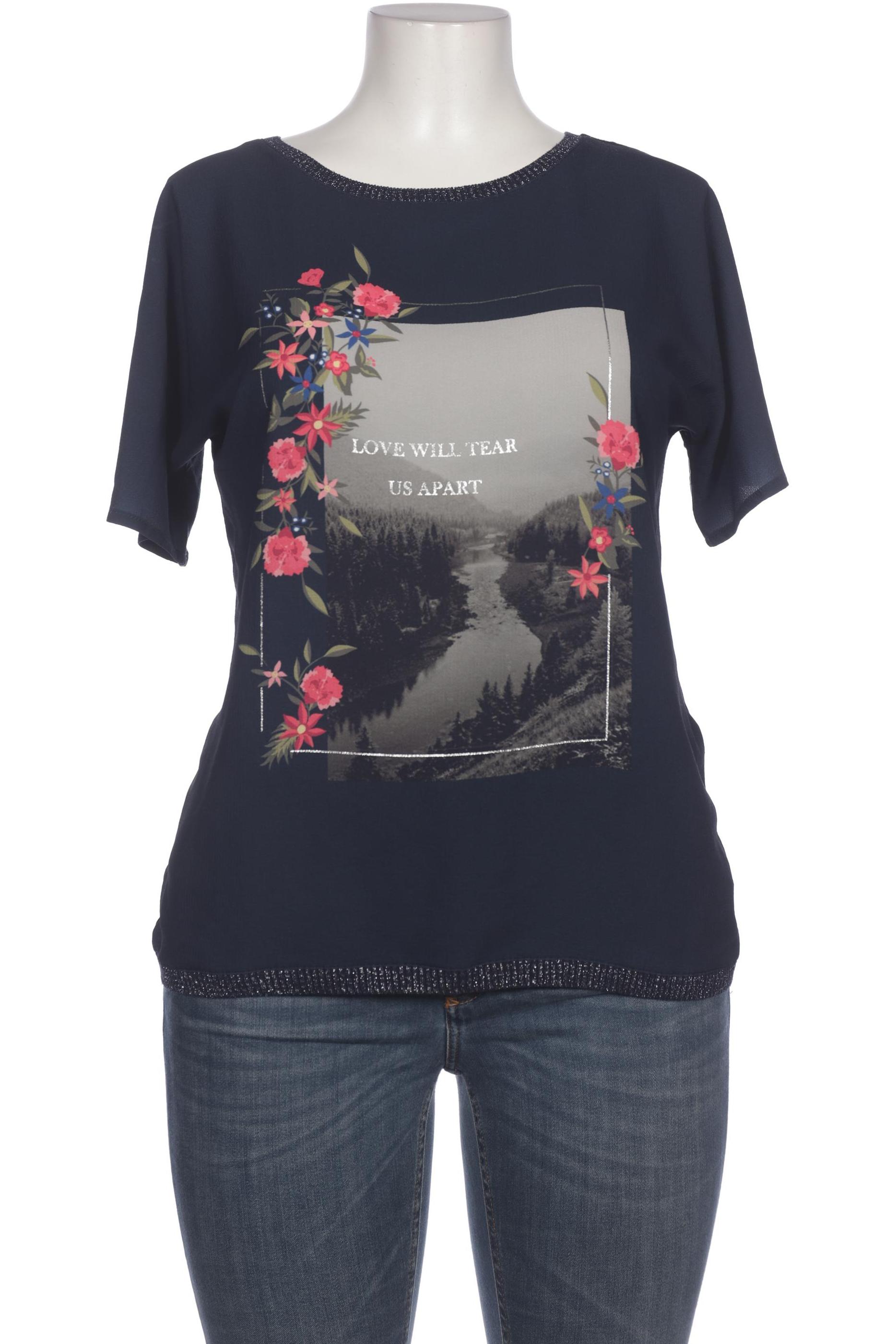 

Comma Damen Bluse, marineblau, Gr. 40