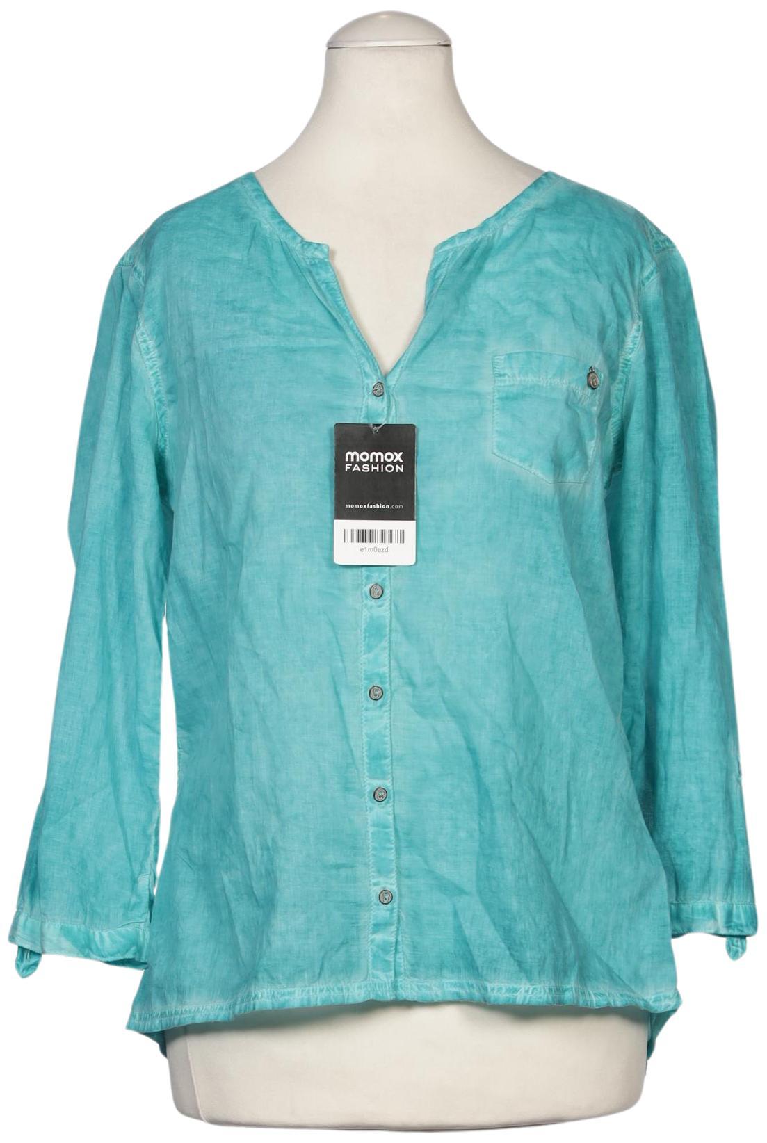 

Comma Damen Bluse, türkis, Gr. 34