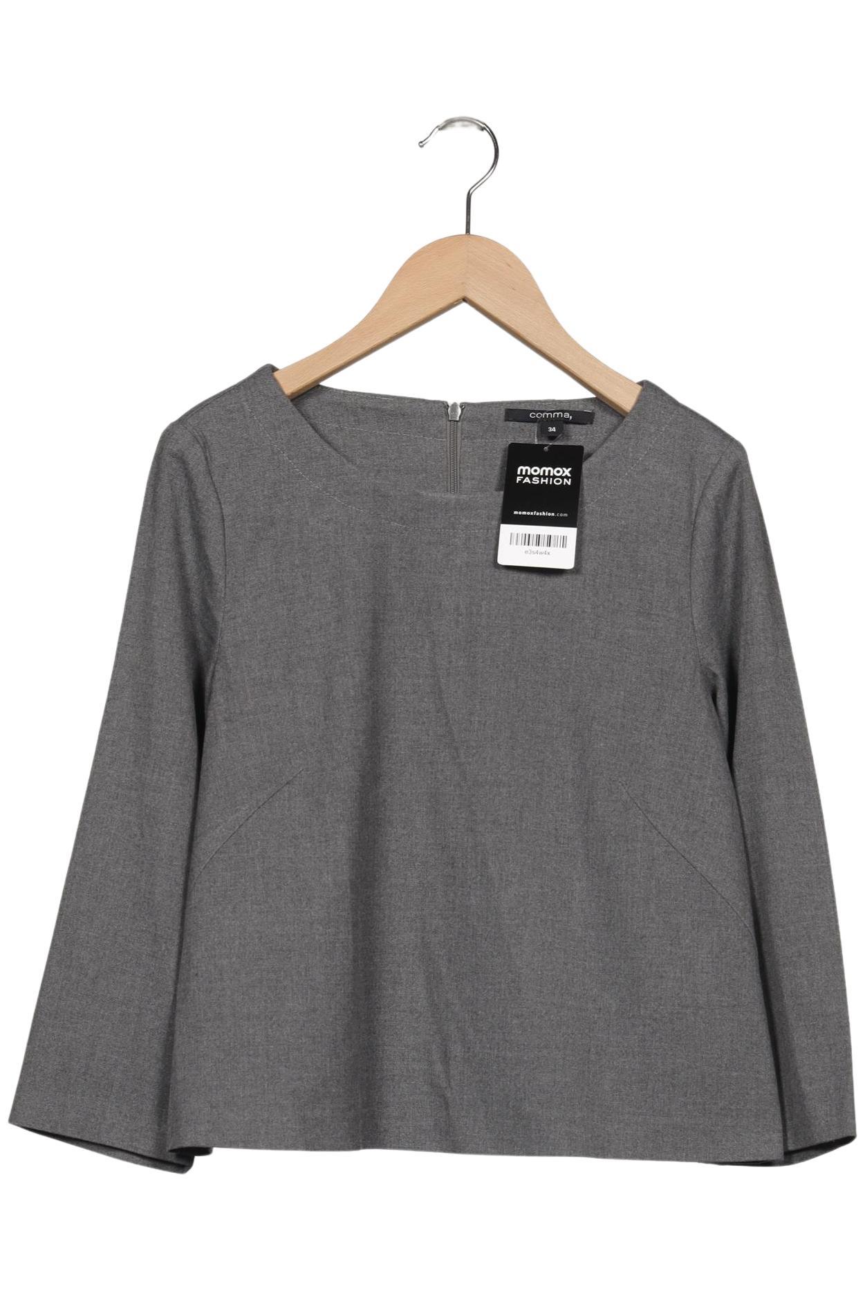 

Comma Damen Bluse, grau, Gr. 34