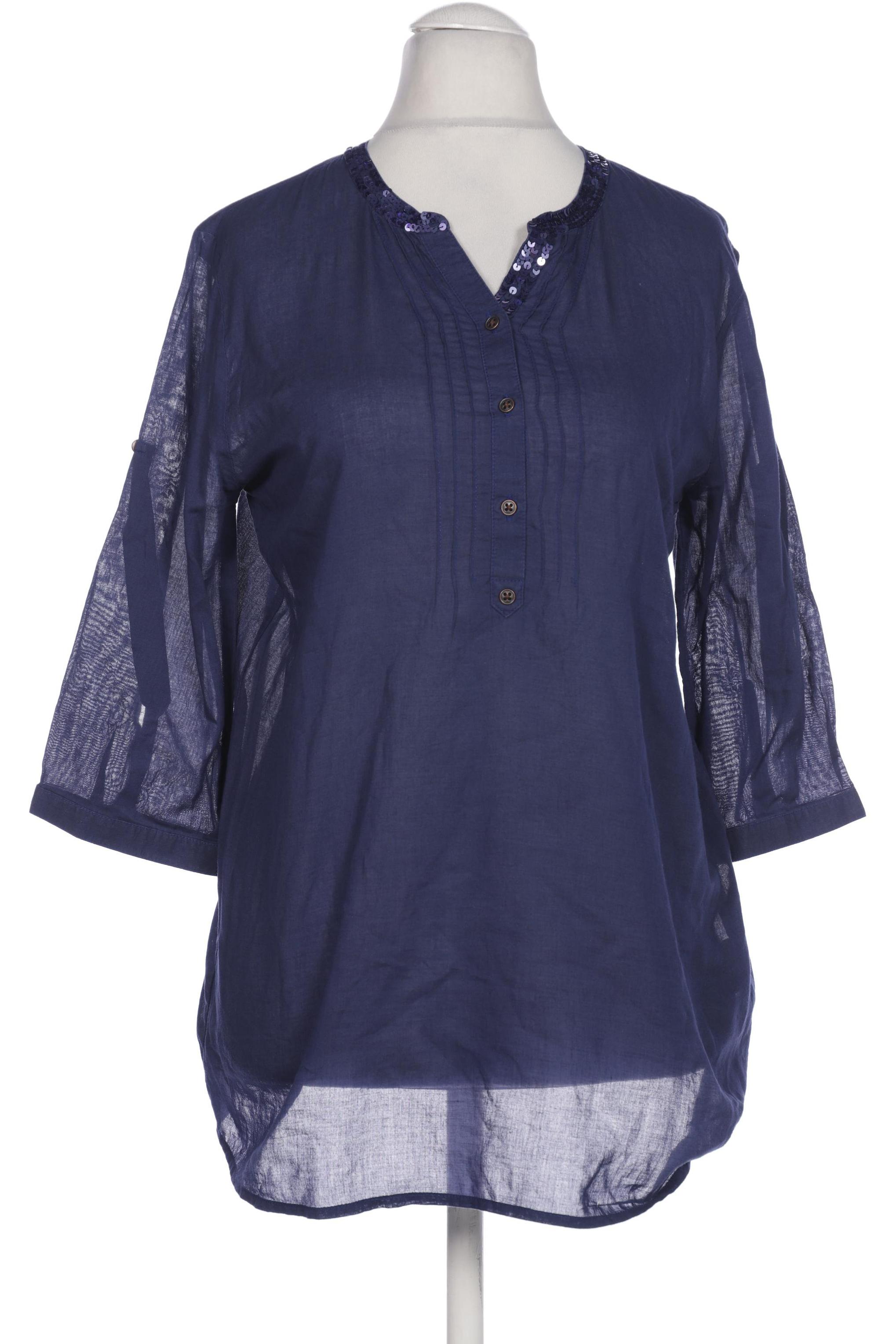 

Comma Damen Bluse, marineblau, Gr. 36