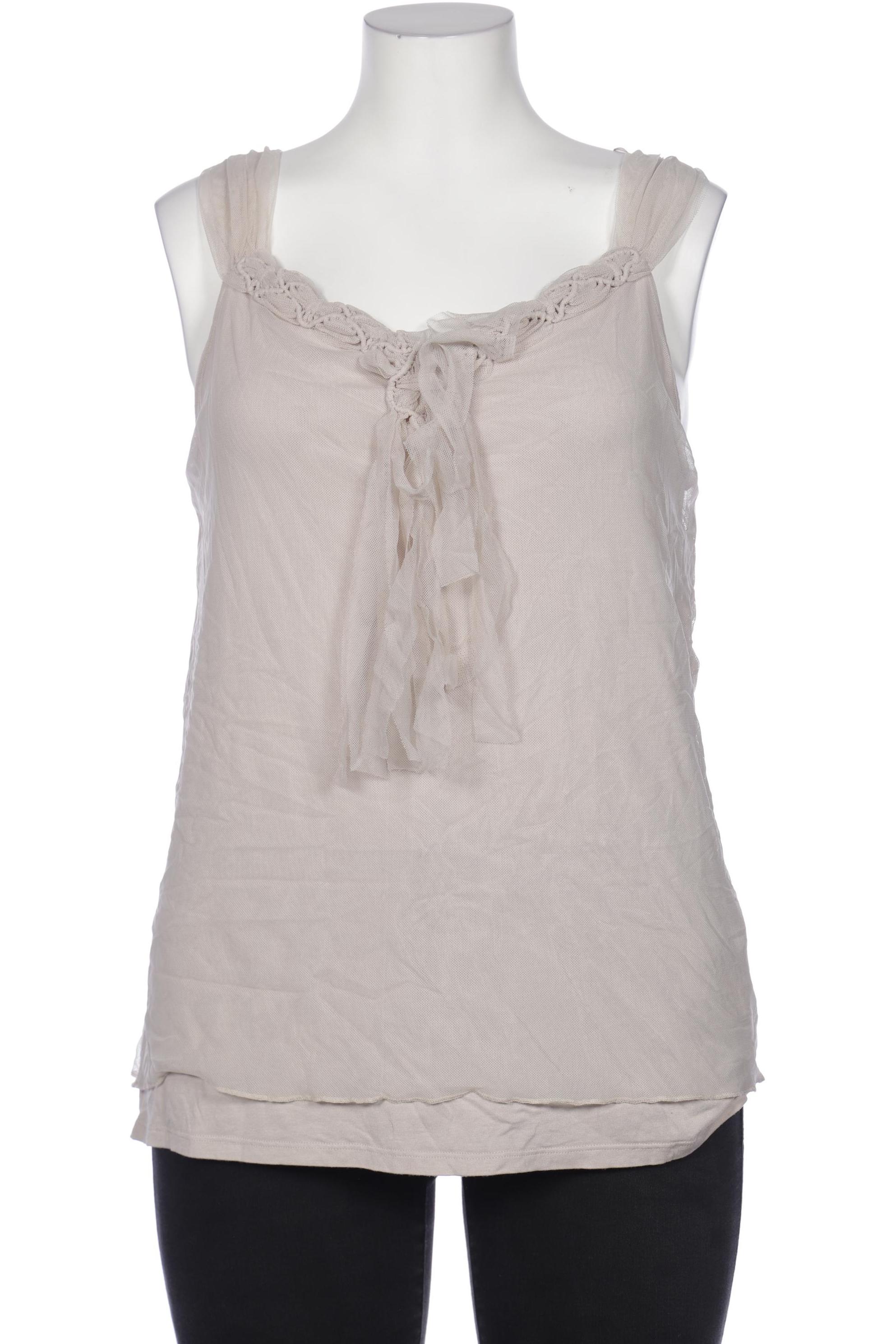 

Comma Damen Bluse, beige, Gr. 42