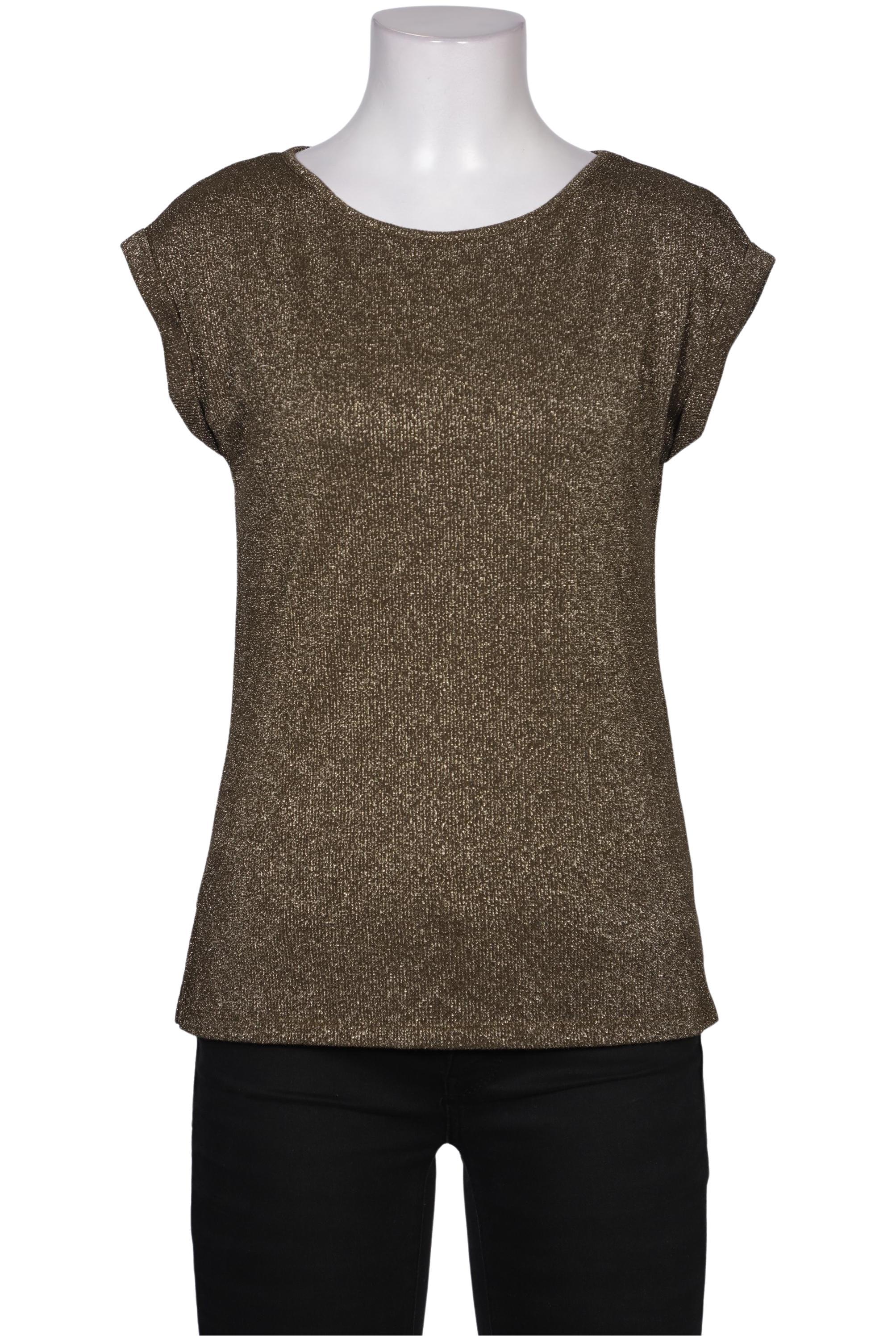

Comma Damen Bluse, gold, Gr. 34