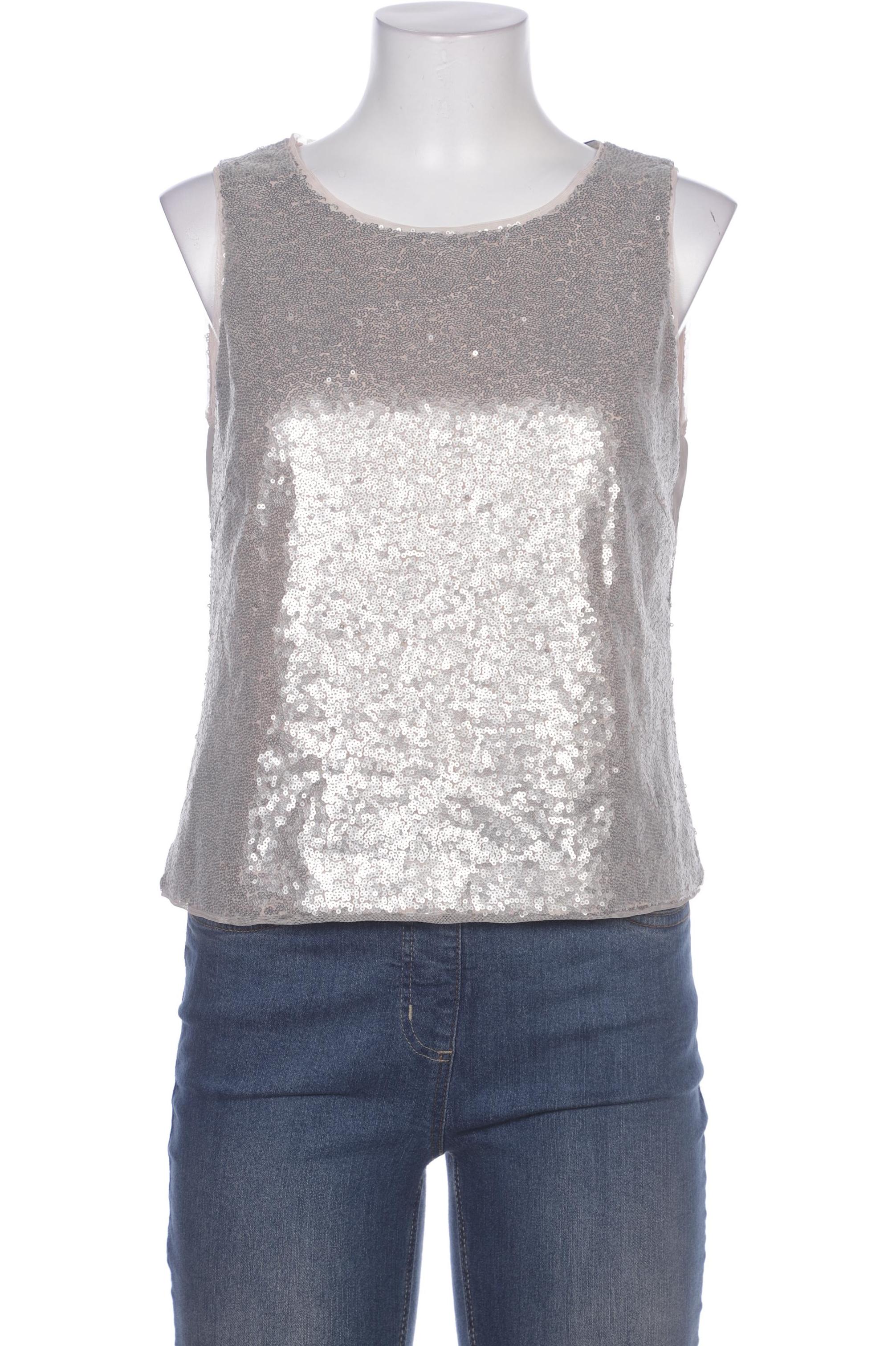 

Comma Damen Bluse, silber, Gr. 38