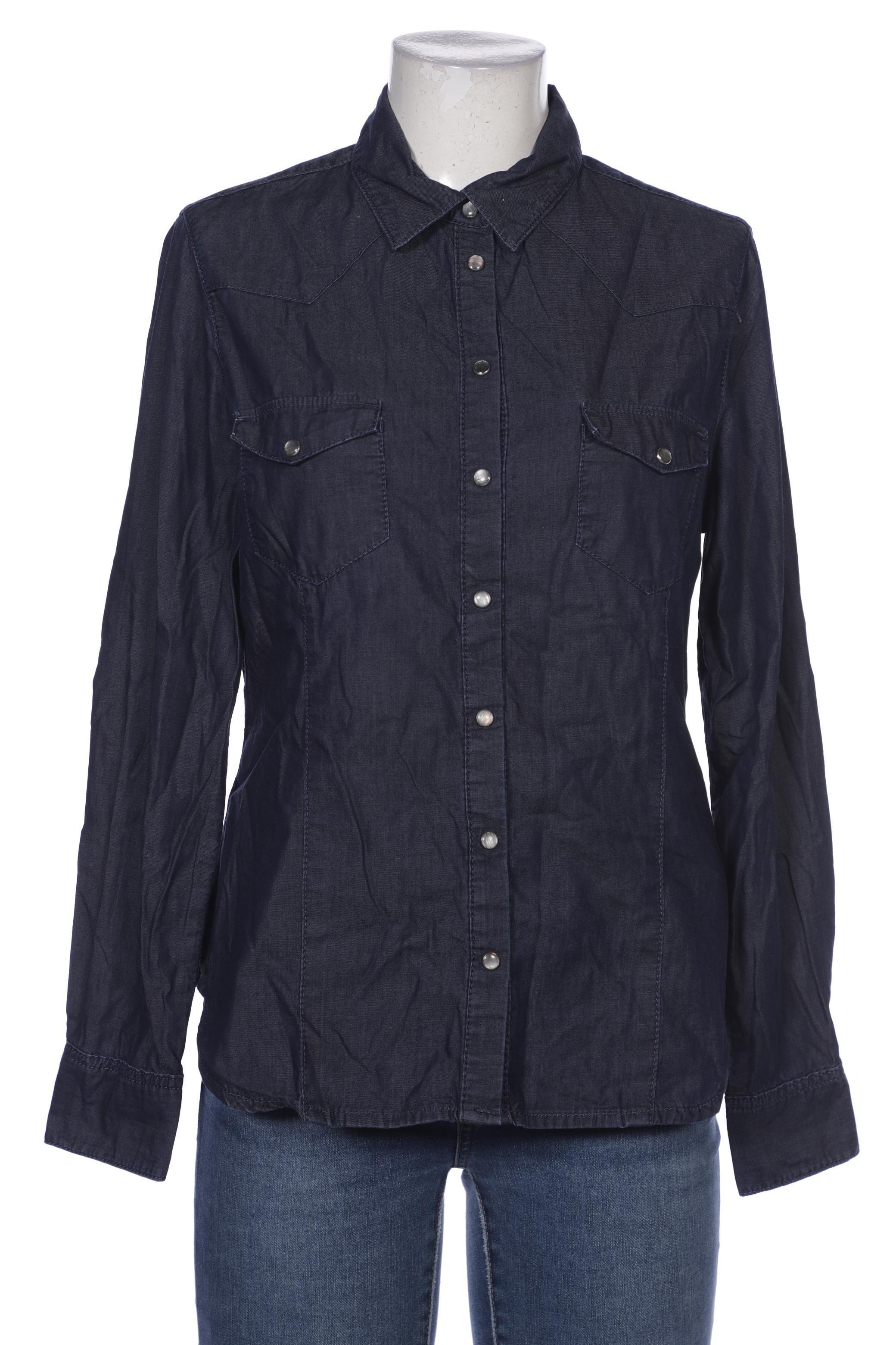 

Comma Damen Bluse, marineblau, Gr. 40