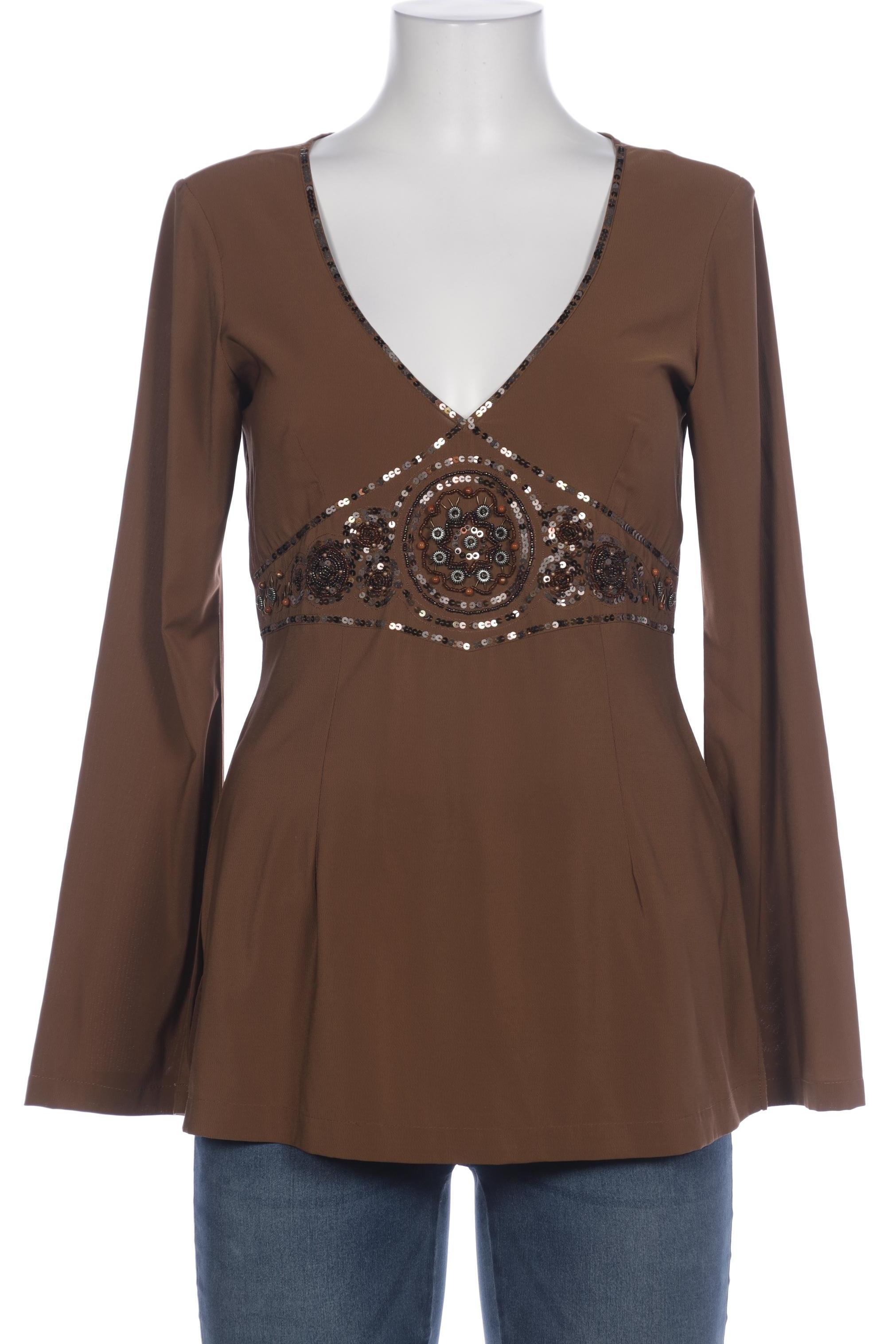 

Comma Damen Bluse, braun, Gr. 38