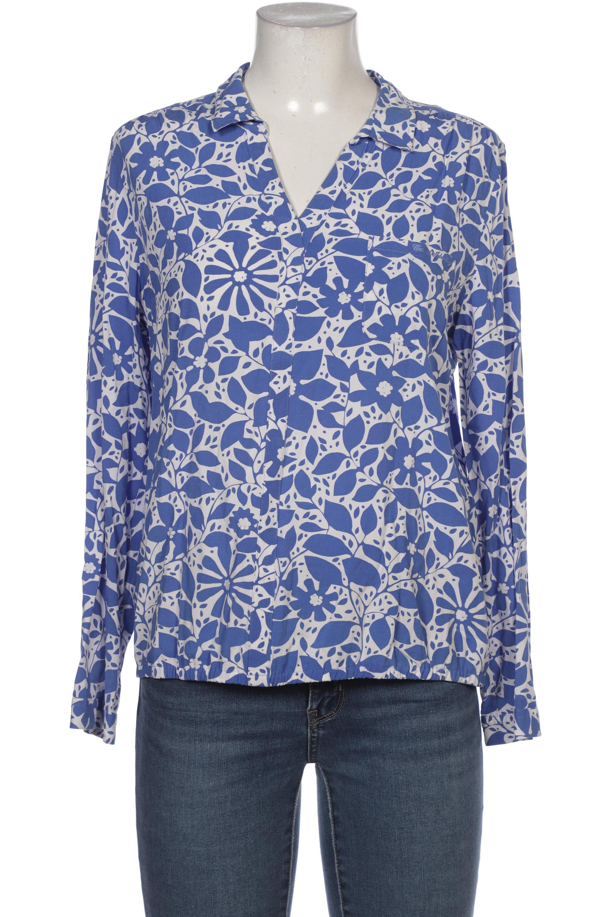 

Comma Damen Bluse, blau