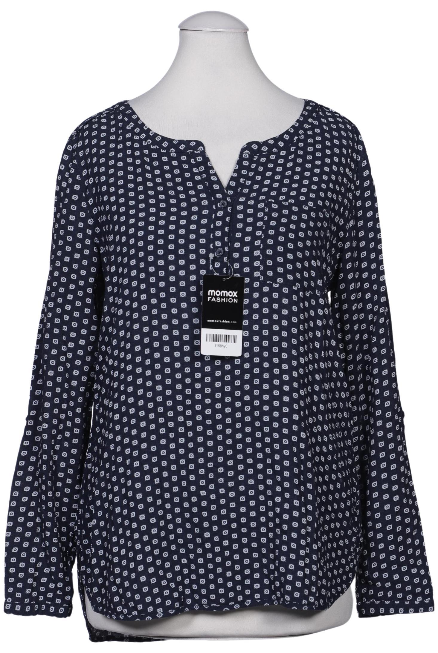 

Comma Damen Bluse, marineblau, Gr. 34