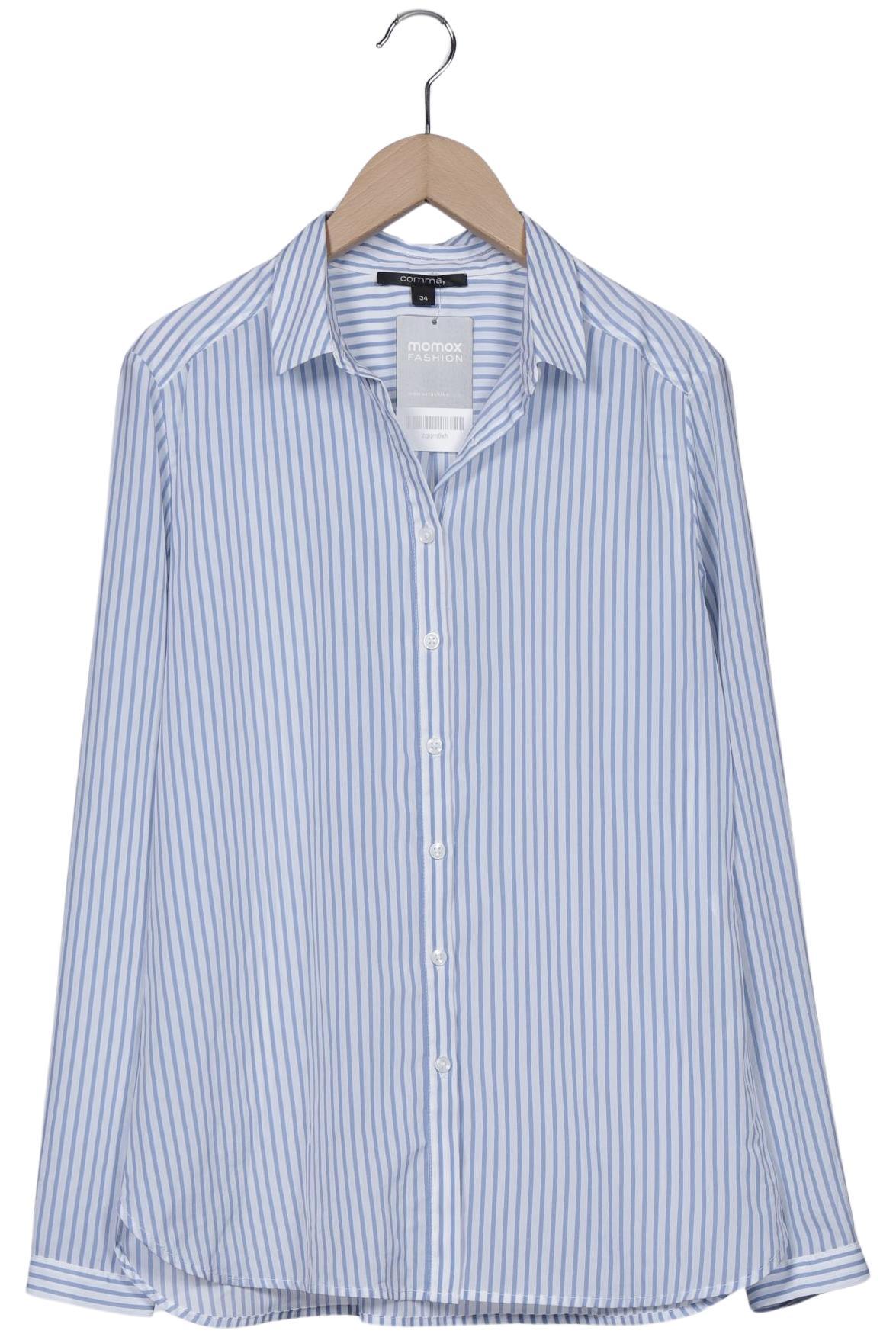 

Comma Damen Bluse, hellblau, Gr. 34