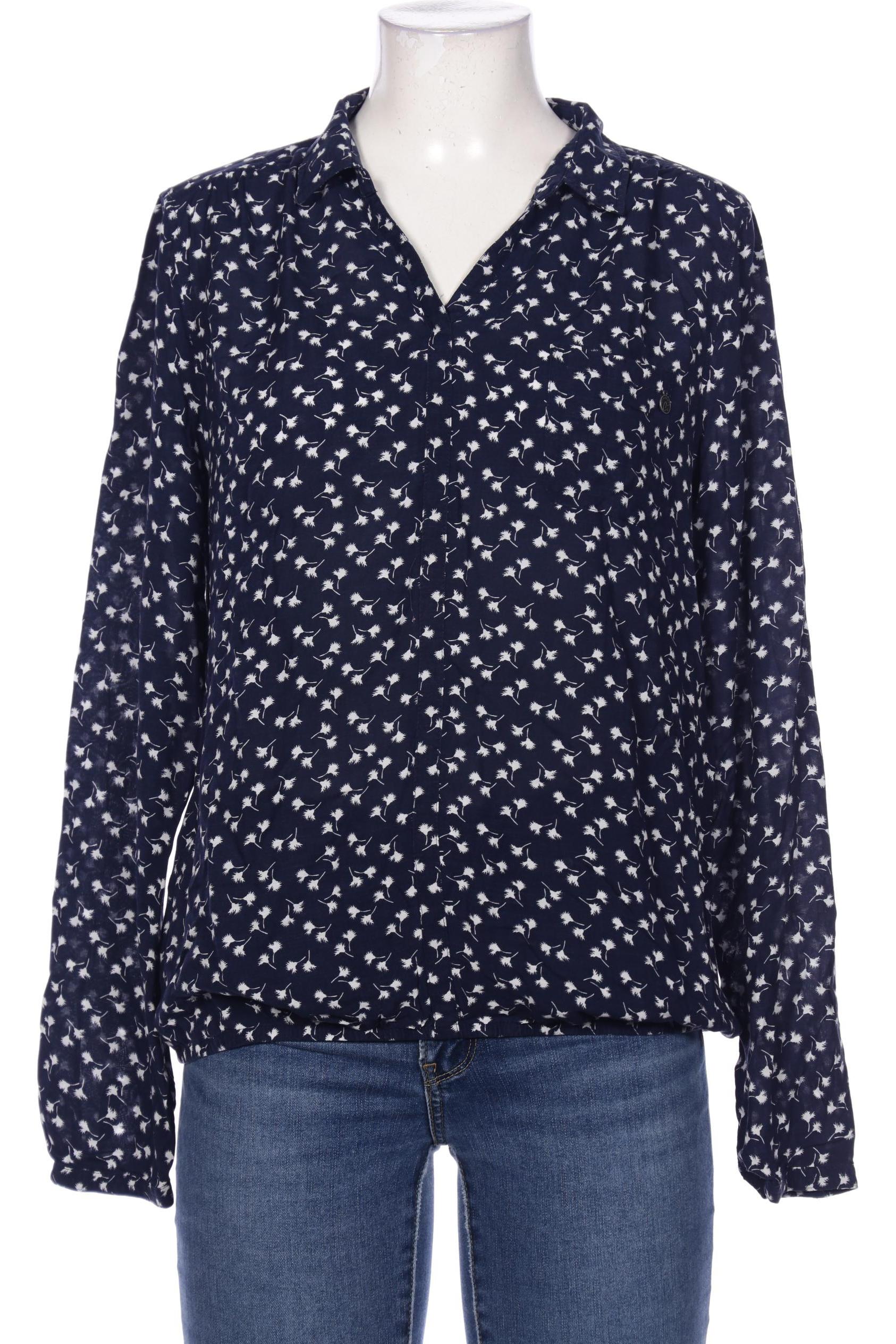 

Comma Damen Bluse, marineblau, Gr. 40