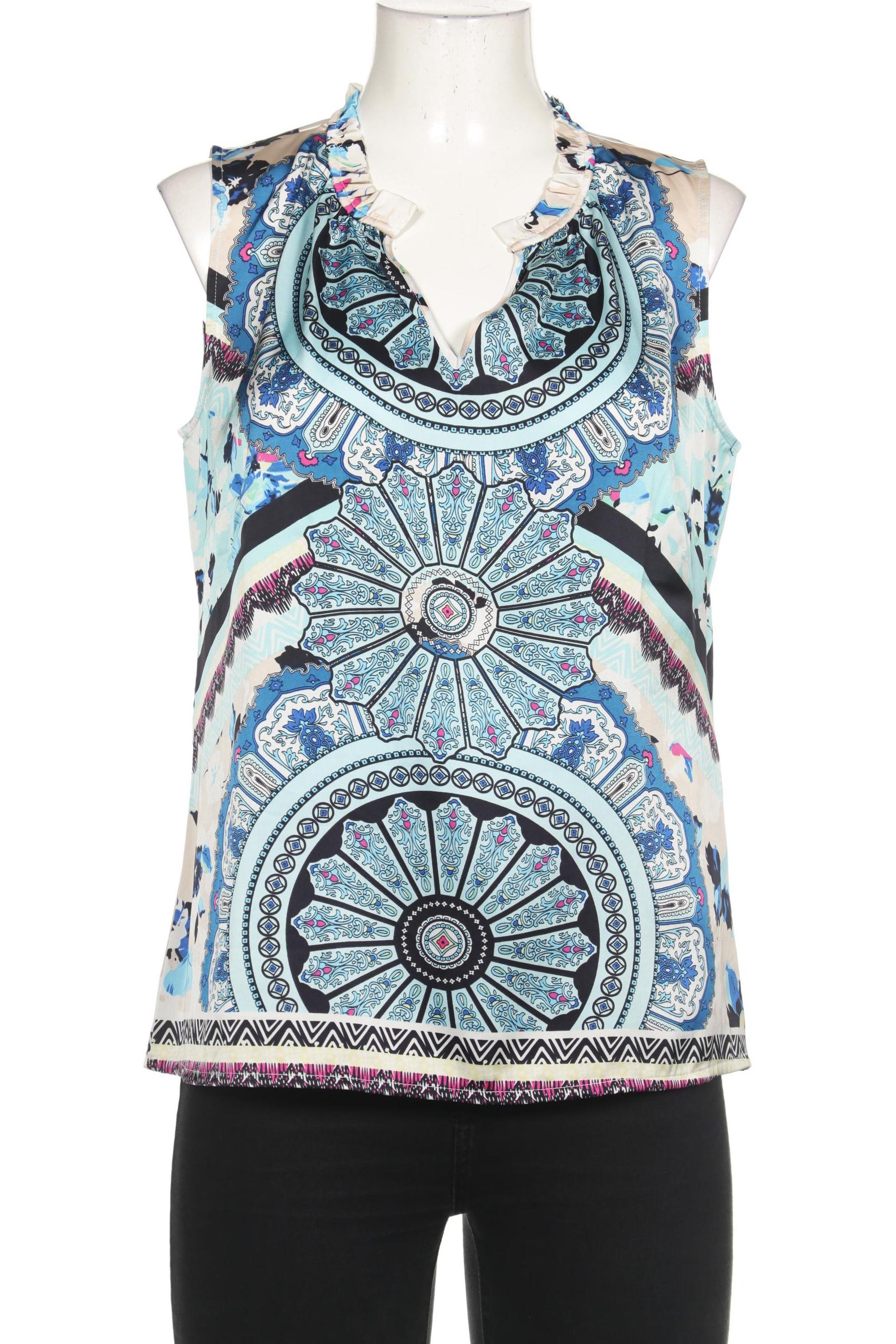 

Comma Damen Bluse, blau, Gr. 40