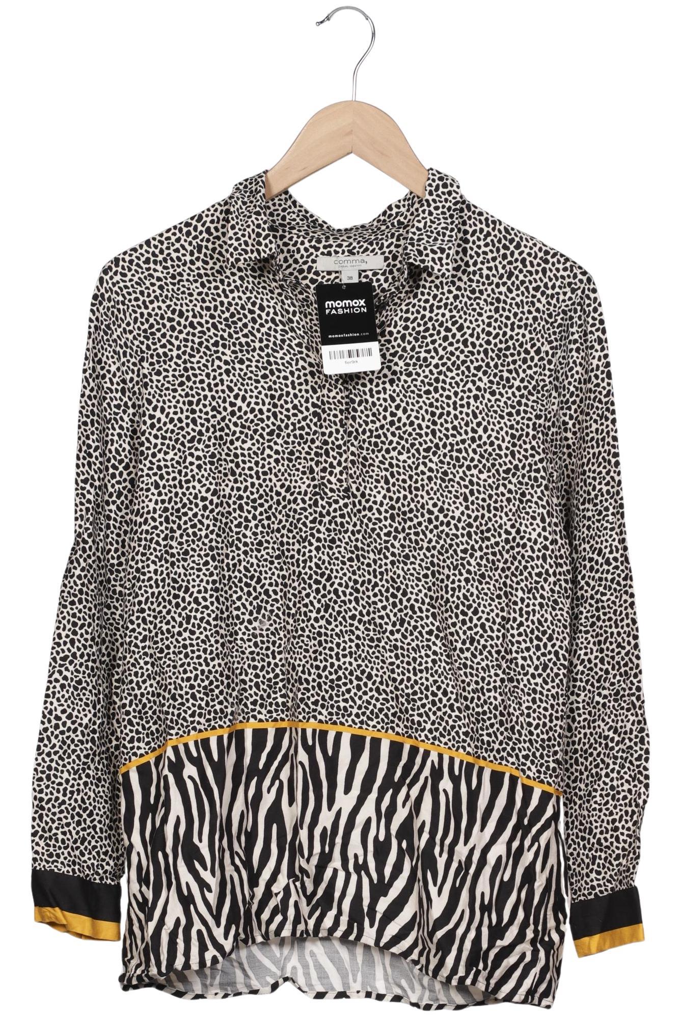 

Comma Damen Bluse, beige, Gr. 38