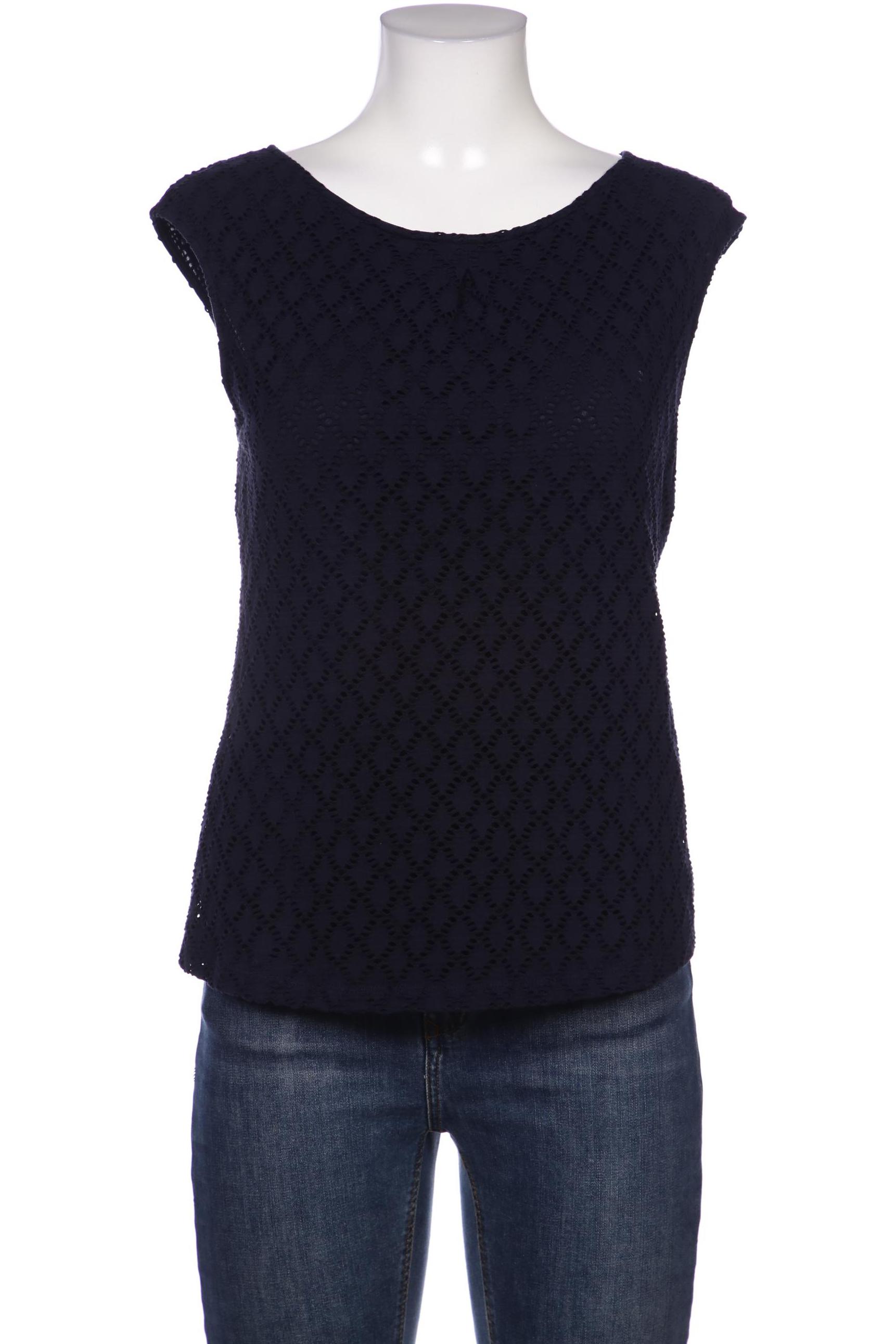 

Comma Damen Bluse, marineblau, Gr. 38