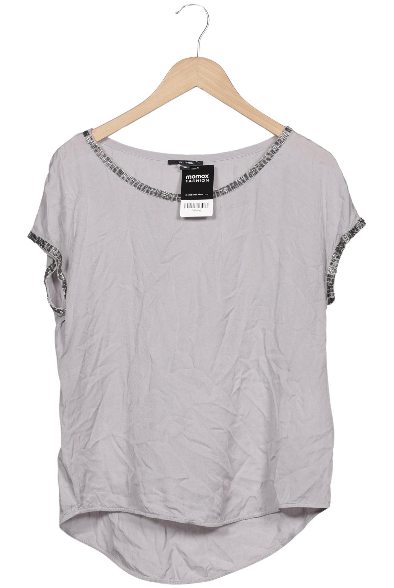 

Comma Damen Bluse, grau, Gr. 34