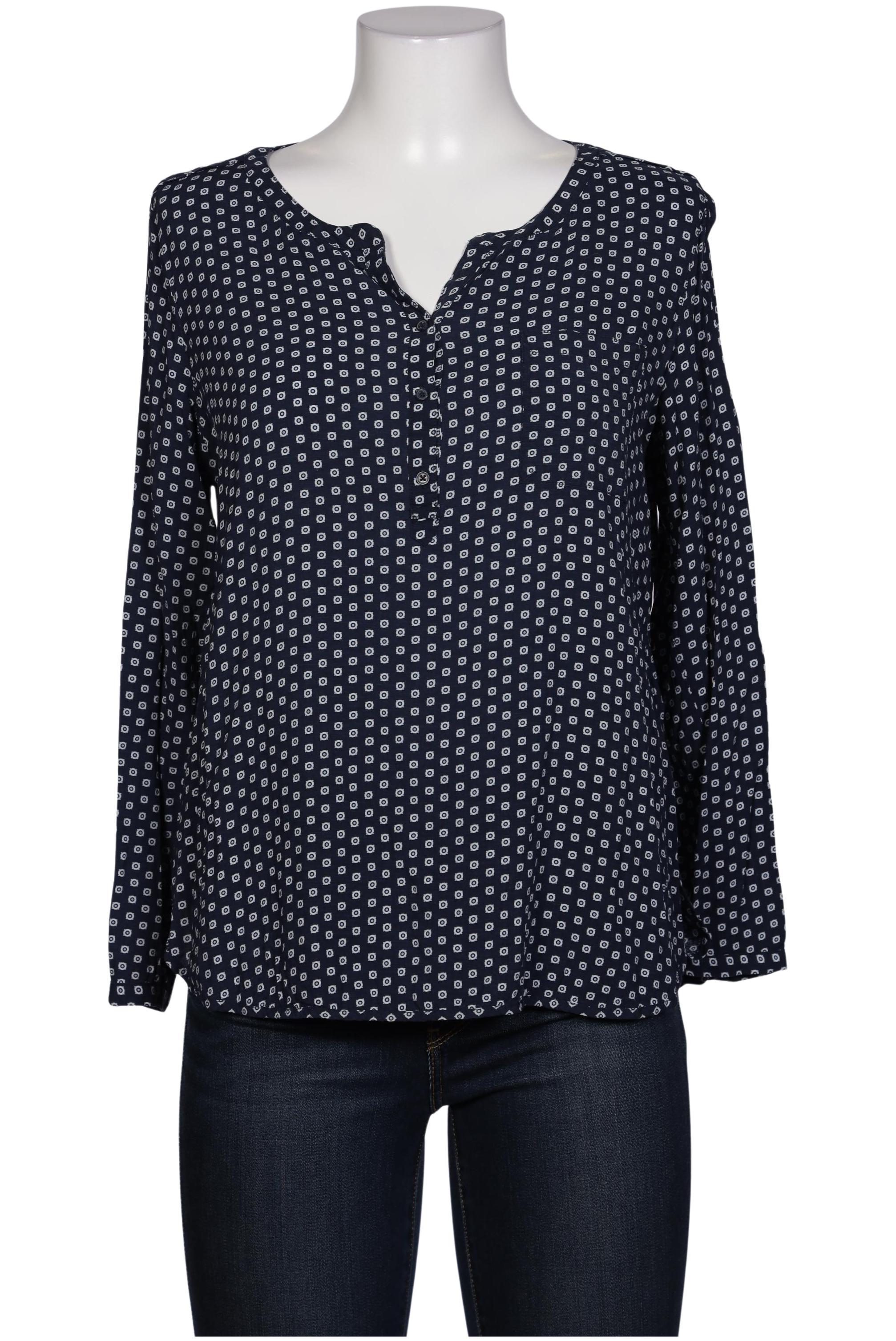 

Comma Damen Bluse, marineblau, Gr. 40