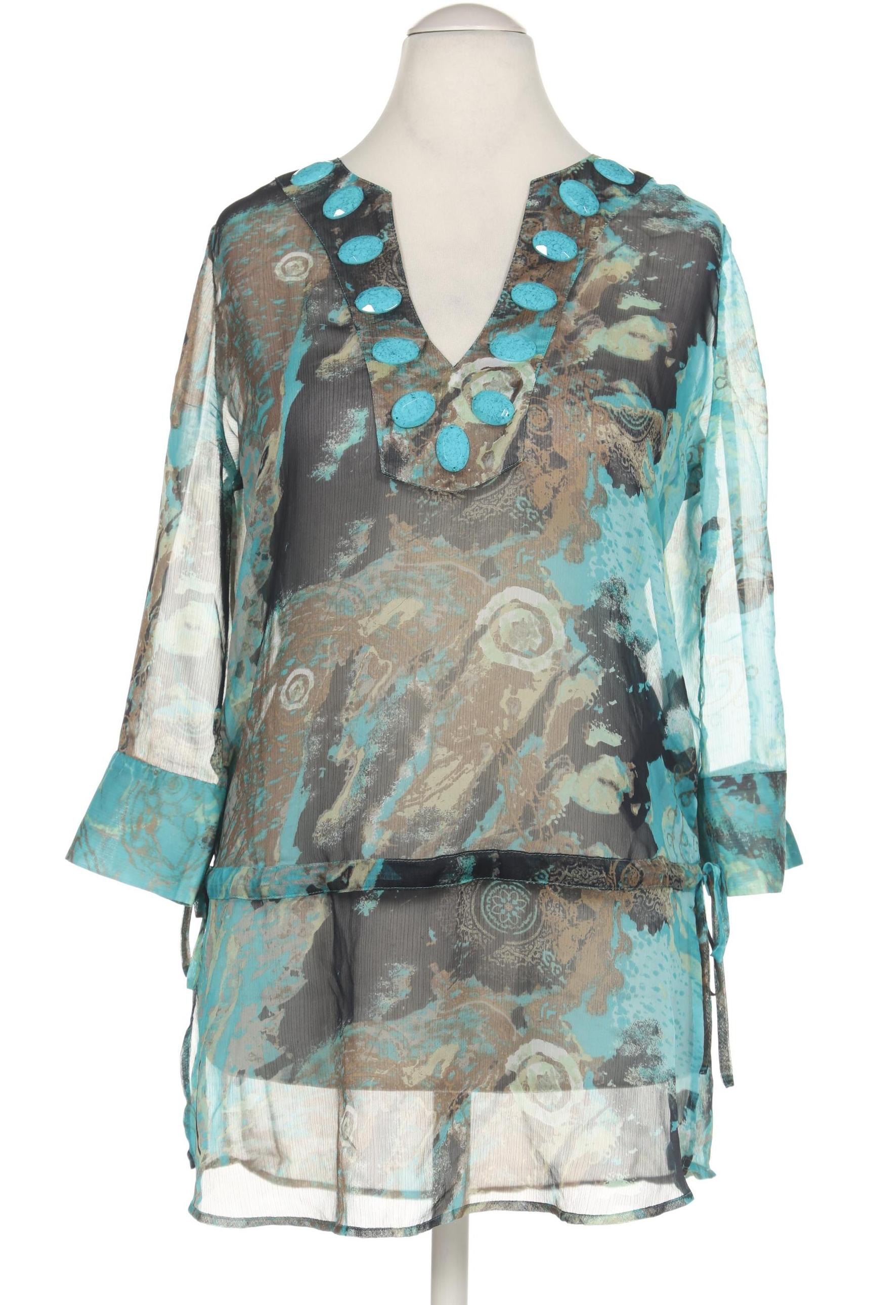 

Comma Damen Bluse, türkis, Gr. 36