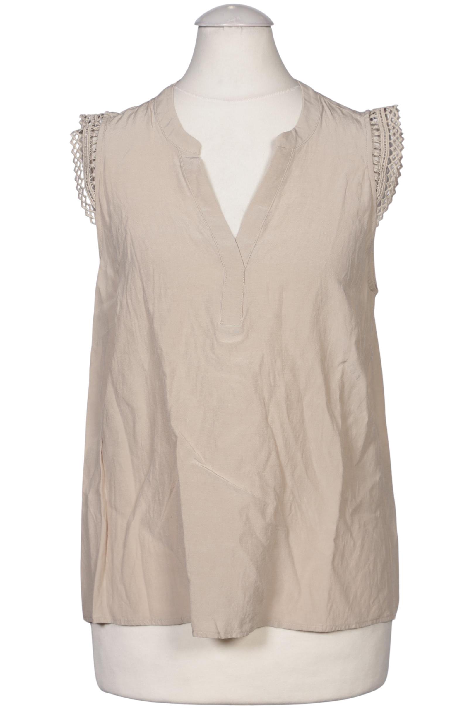 

Comma Damen Bluse, beige, Gr. 36