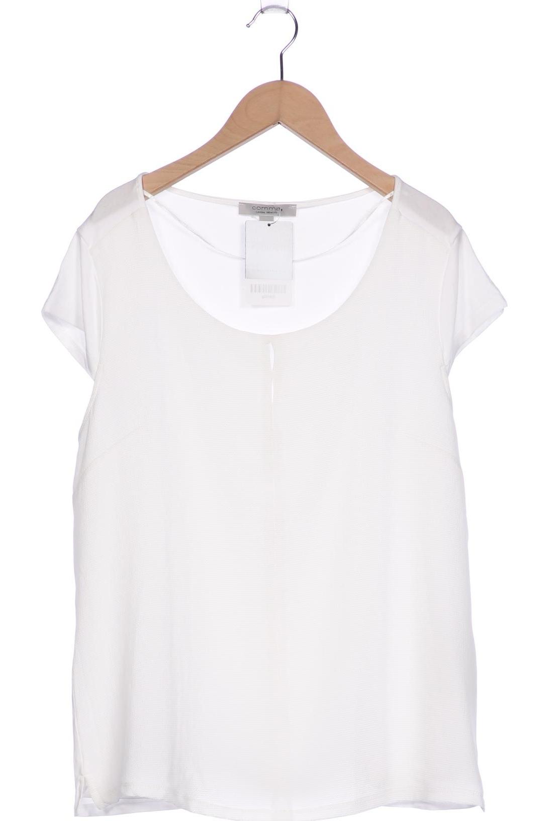 

Comma Damen Bluse, weiß, Gr. 42
