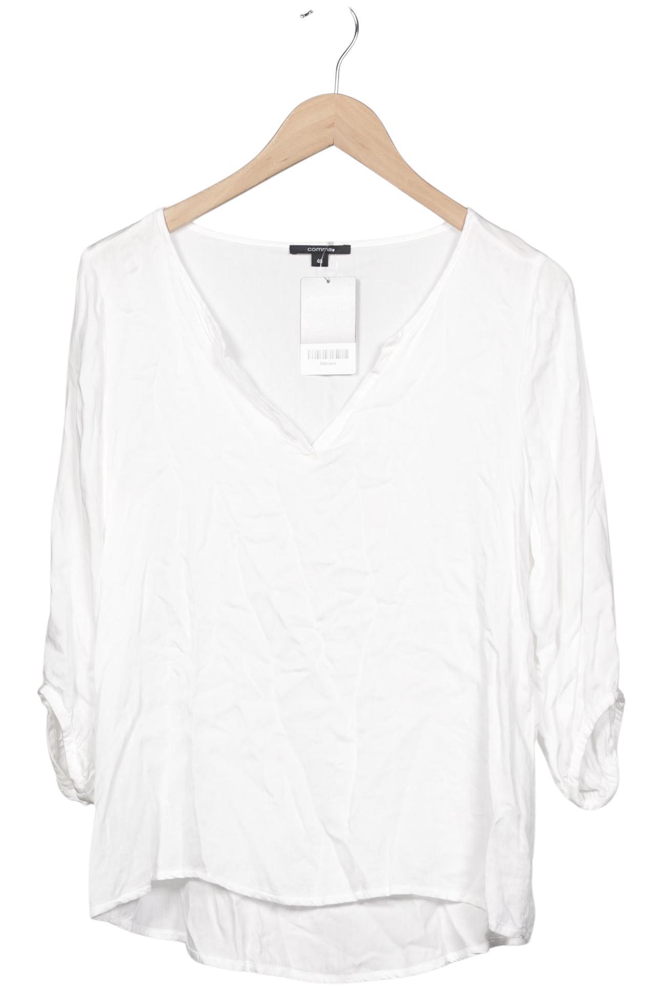 

Comma Damen Bluse, weiß, Gr. 40