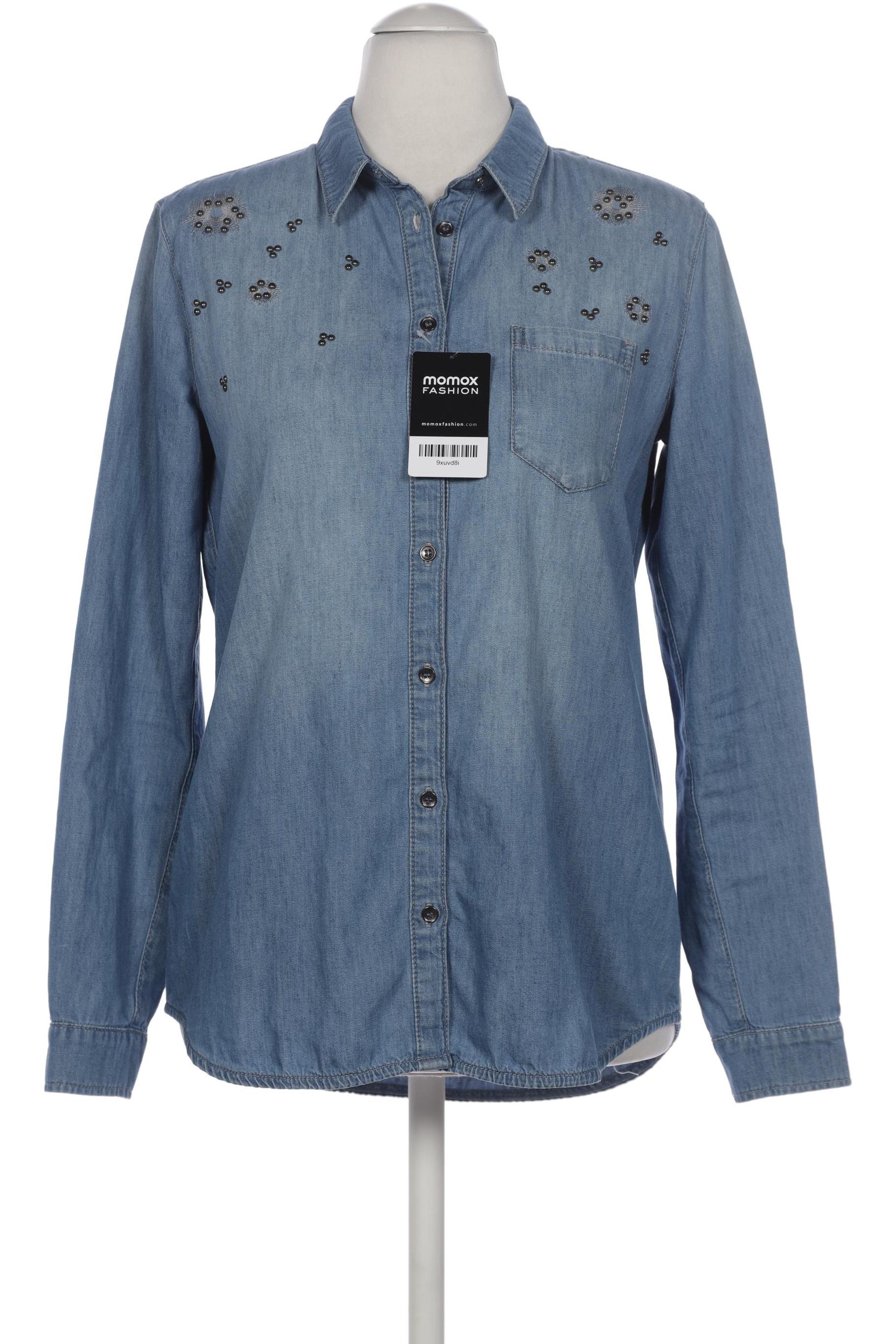 

Comma Damen Bluse, blau, Gr. 36