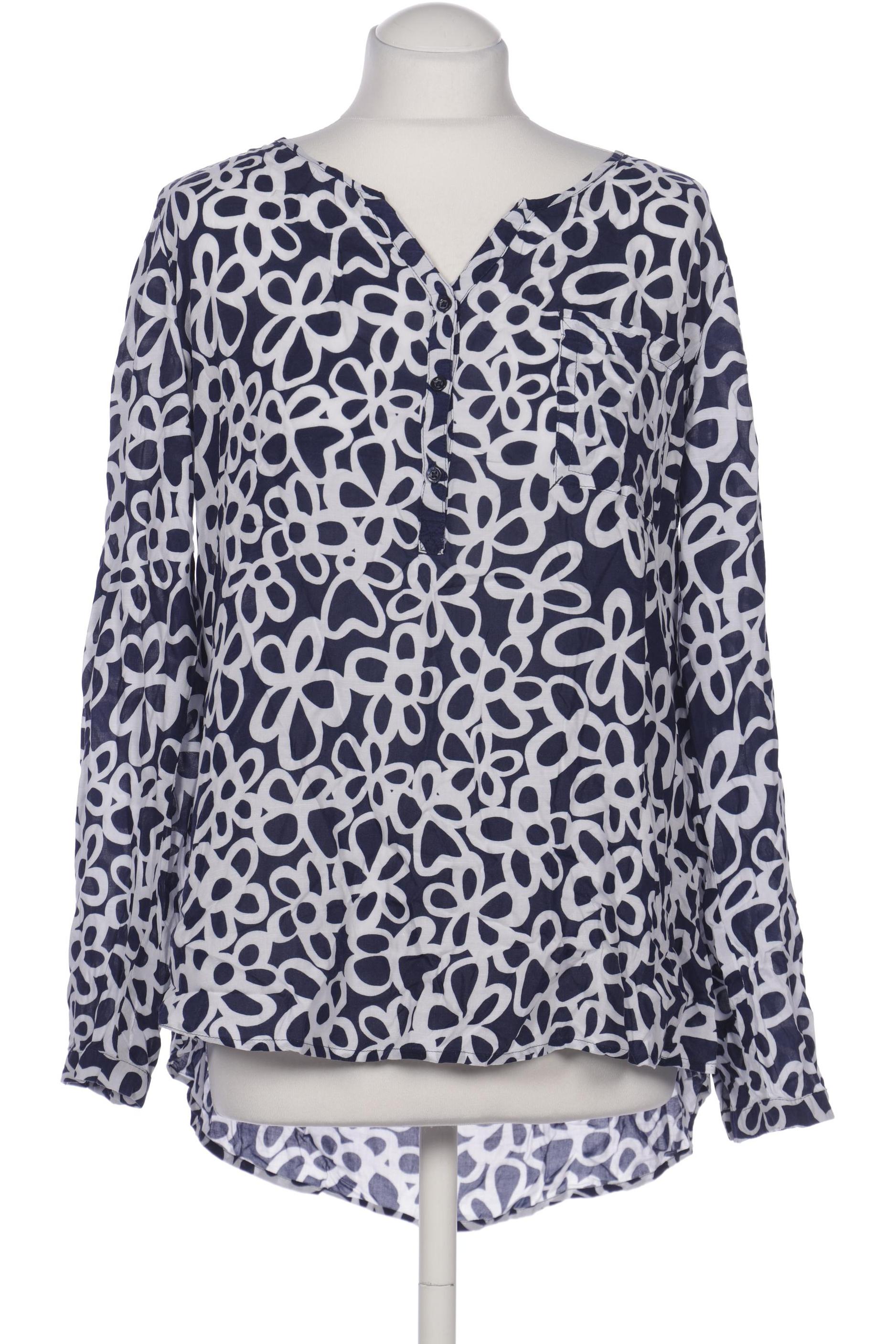 

Comma Damen Bluse, blau, Gr. 40
