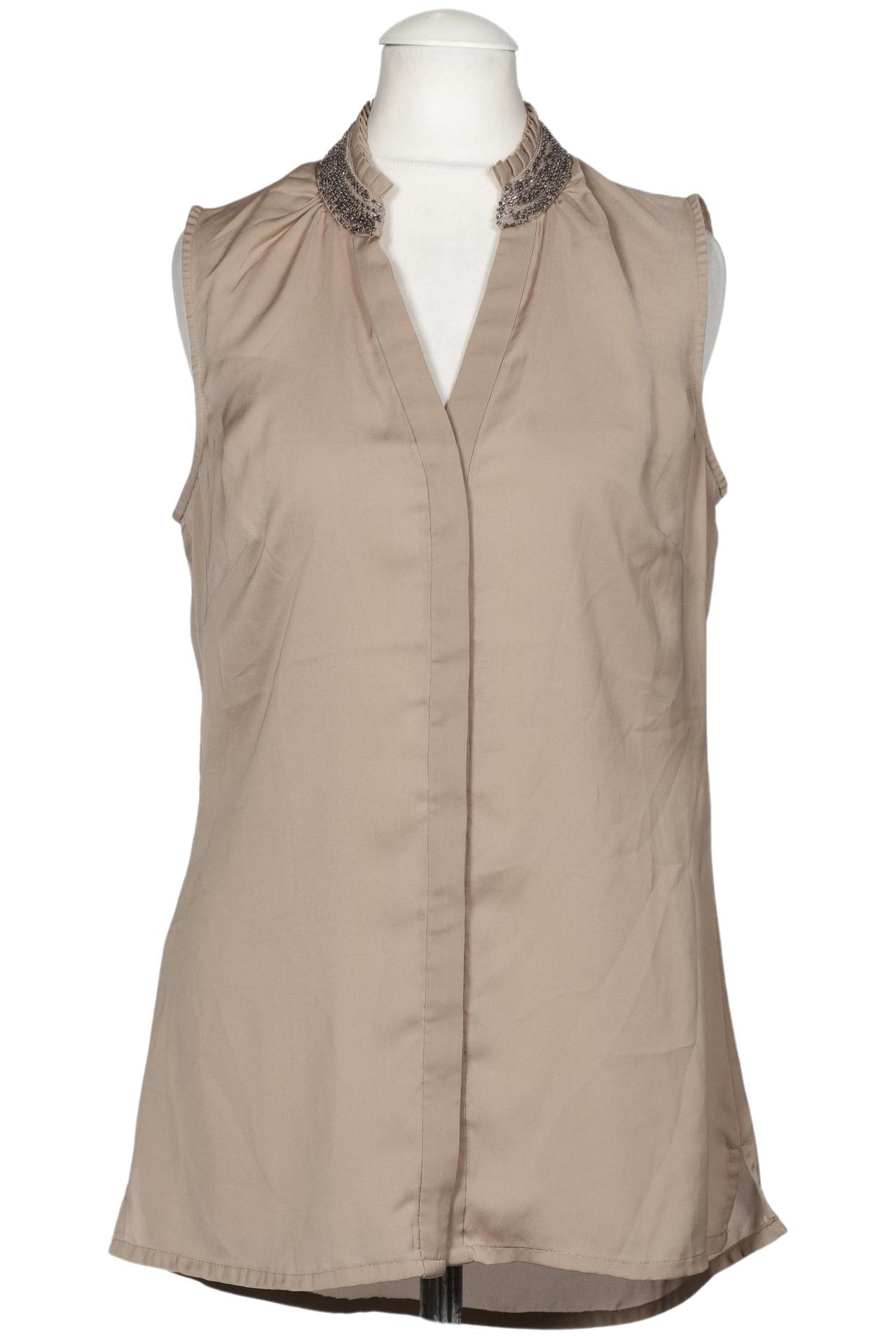 

Comma Damen Bluse, beige, Gr. 34