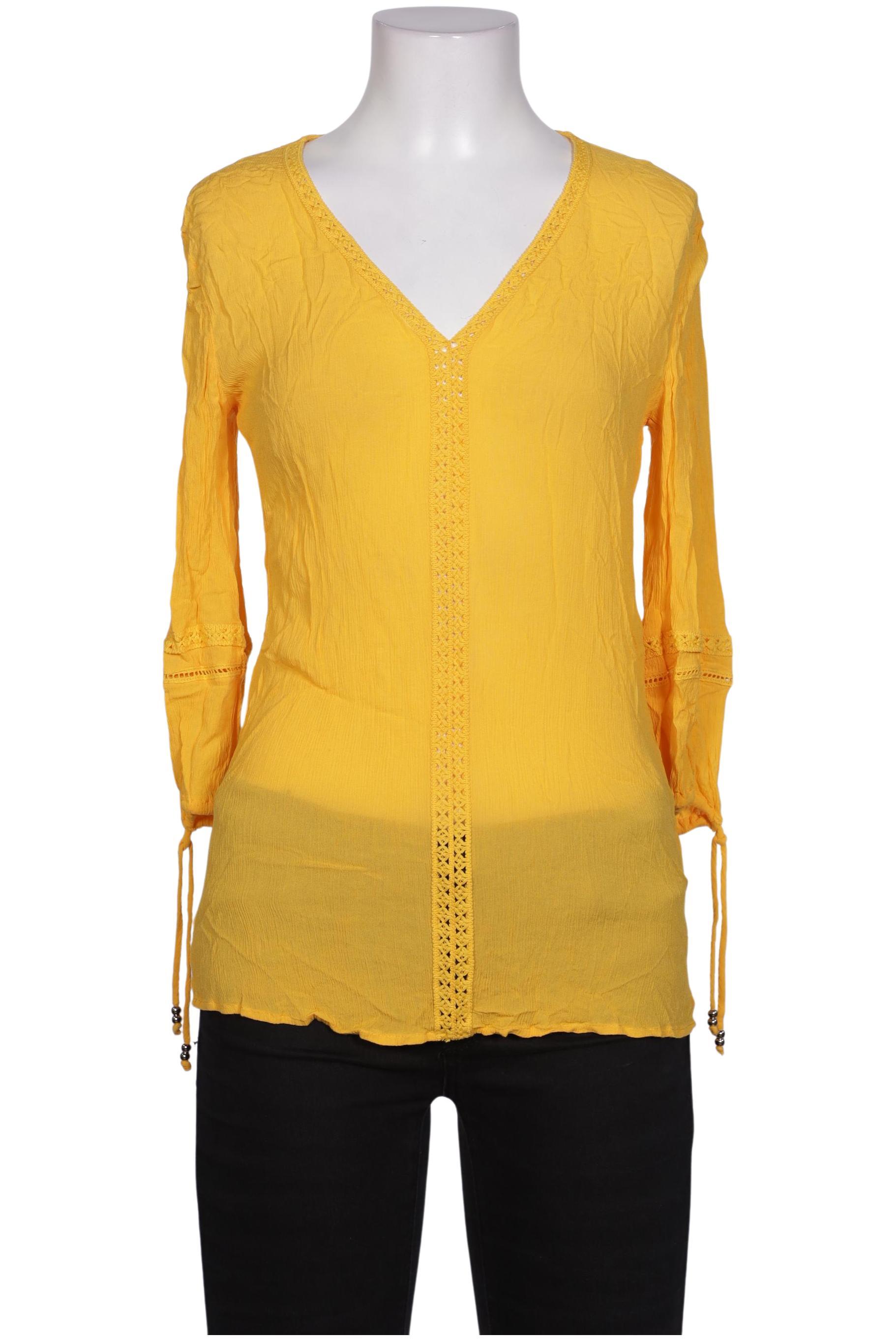

Comma Damen Bluse, gelb, Gr. 34