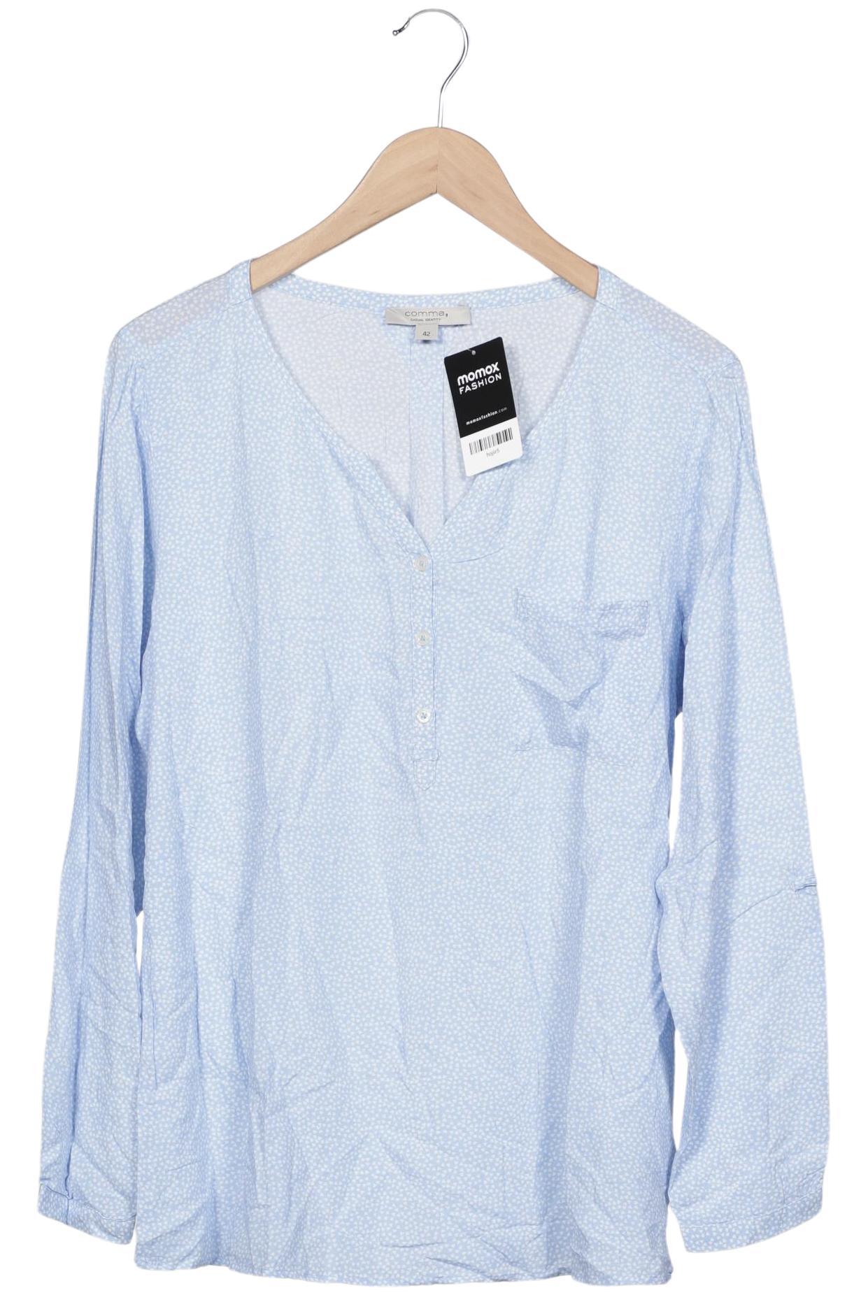

Comma Damen Bluse, blau, Gr. 42