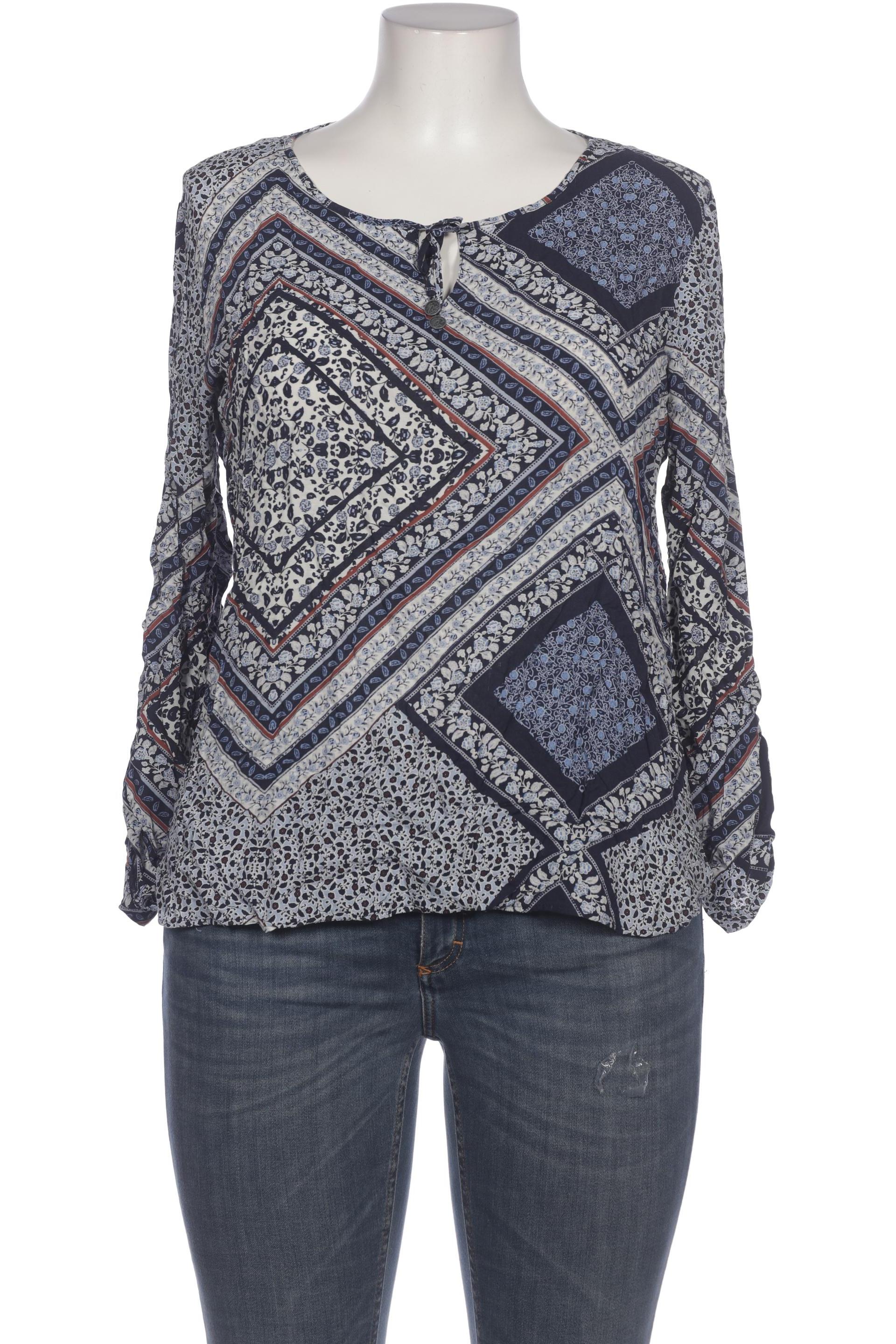 

Comma Damen Bluse, marineblau, Gr. 42